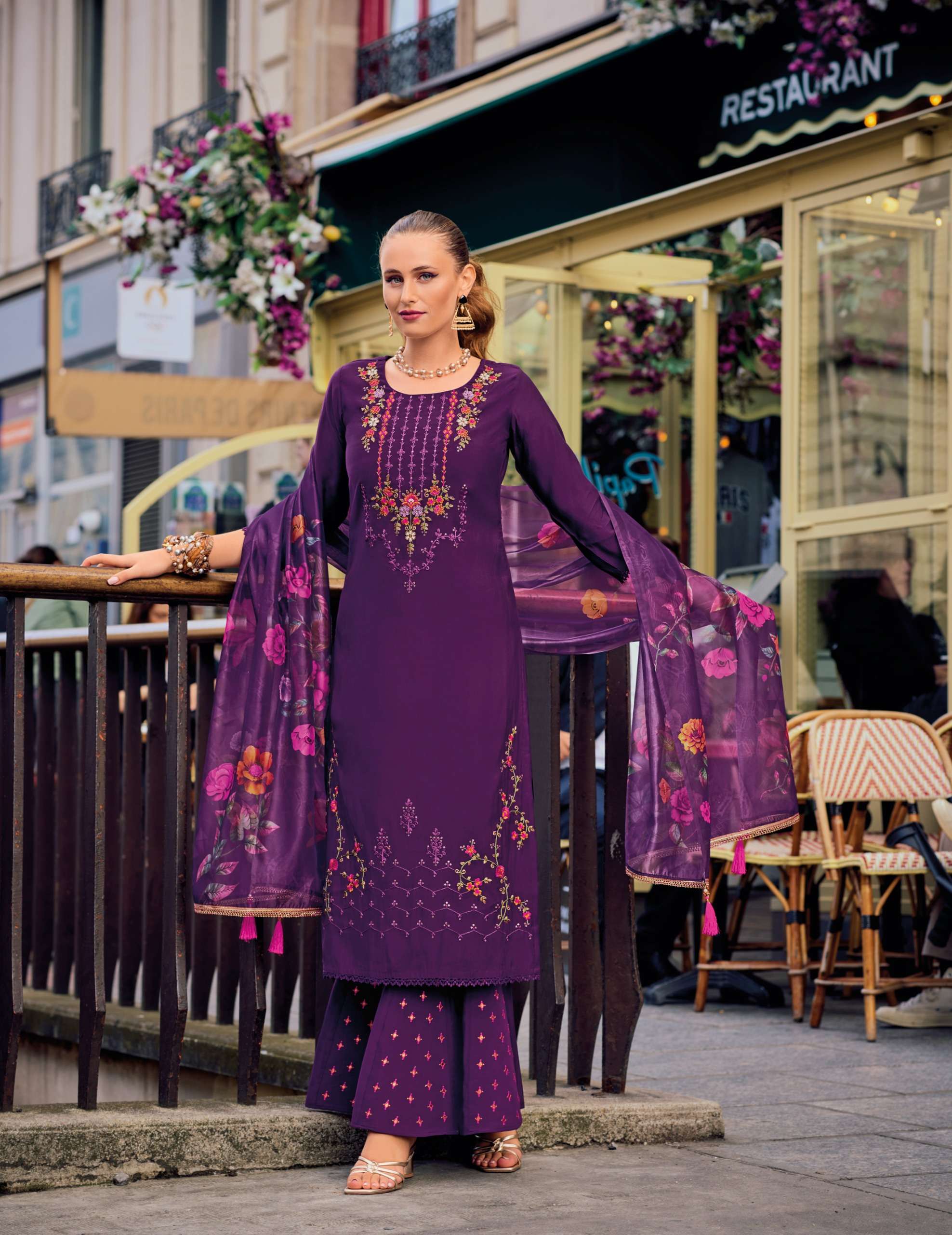 LILY AND LALI RIWAAZ VOL 6 SILK WITH BEAUTIFUL DESIGNER SUIT