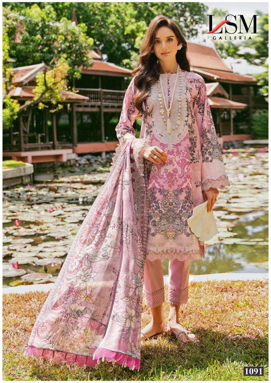 LSM GALLERIA PARIAN DREAM VOL 10 LAWN COTTON DIGITAL PRINT SUIT