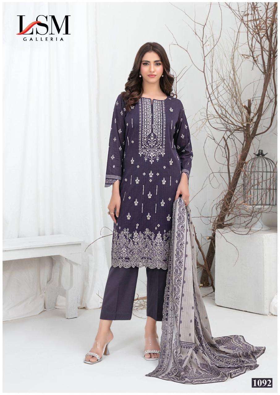 LSM GALLERIA PARIAN DREAM VOL 10 LAWN COTTON DIGITAL PRINT SUIT