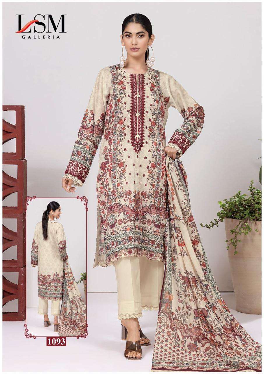LSM GALLERIA PARIAN DREAM VOL 10 LAWN COTTON DIGITAL PRINT SUIT