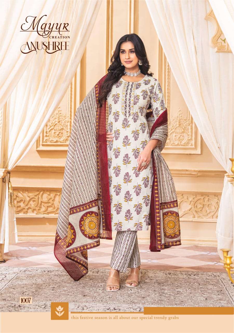 MAYUR CREATION ANUSHREE COTTON READY MADE SUIT