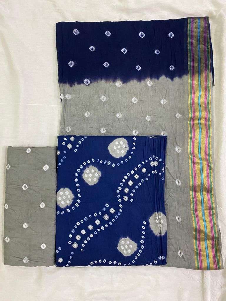 MF BANDHANI SPECIAL SATIN BANDHEJ PRINT SALWAR SUIT