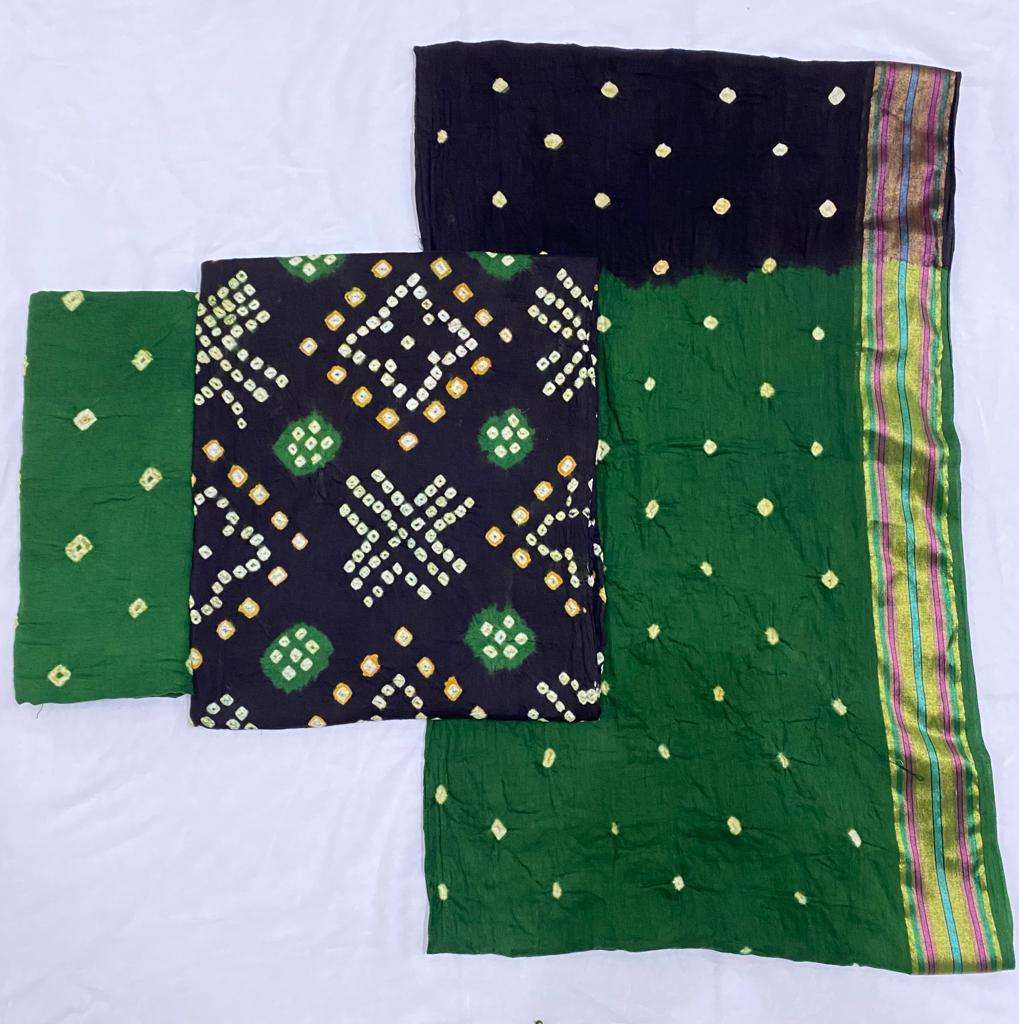 MF BANDHANI SPECIAL SATIN BANDHEJ PRINT SALWAR SUIT