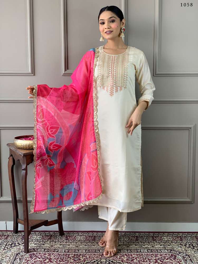 MF TANISHA VOL 9 VISCOSE FANCY DESIGNER KURTI COMBO SET 