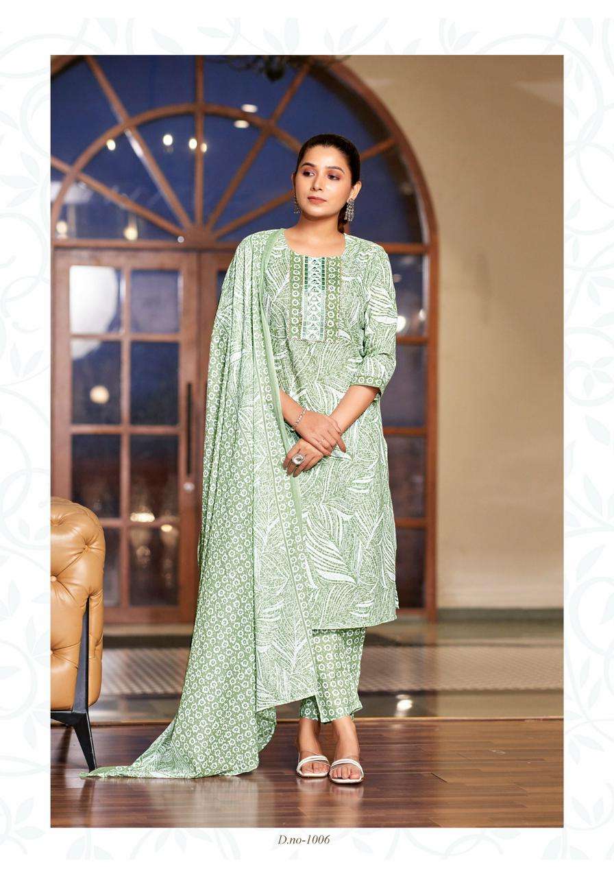 MYSTIC 9 SOFIYA VOL 1 COTTON PRINTED FANCY KURTI COMBO SET 