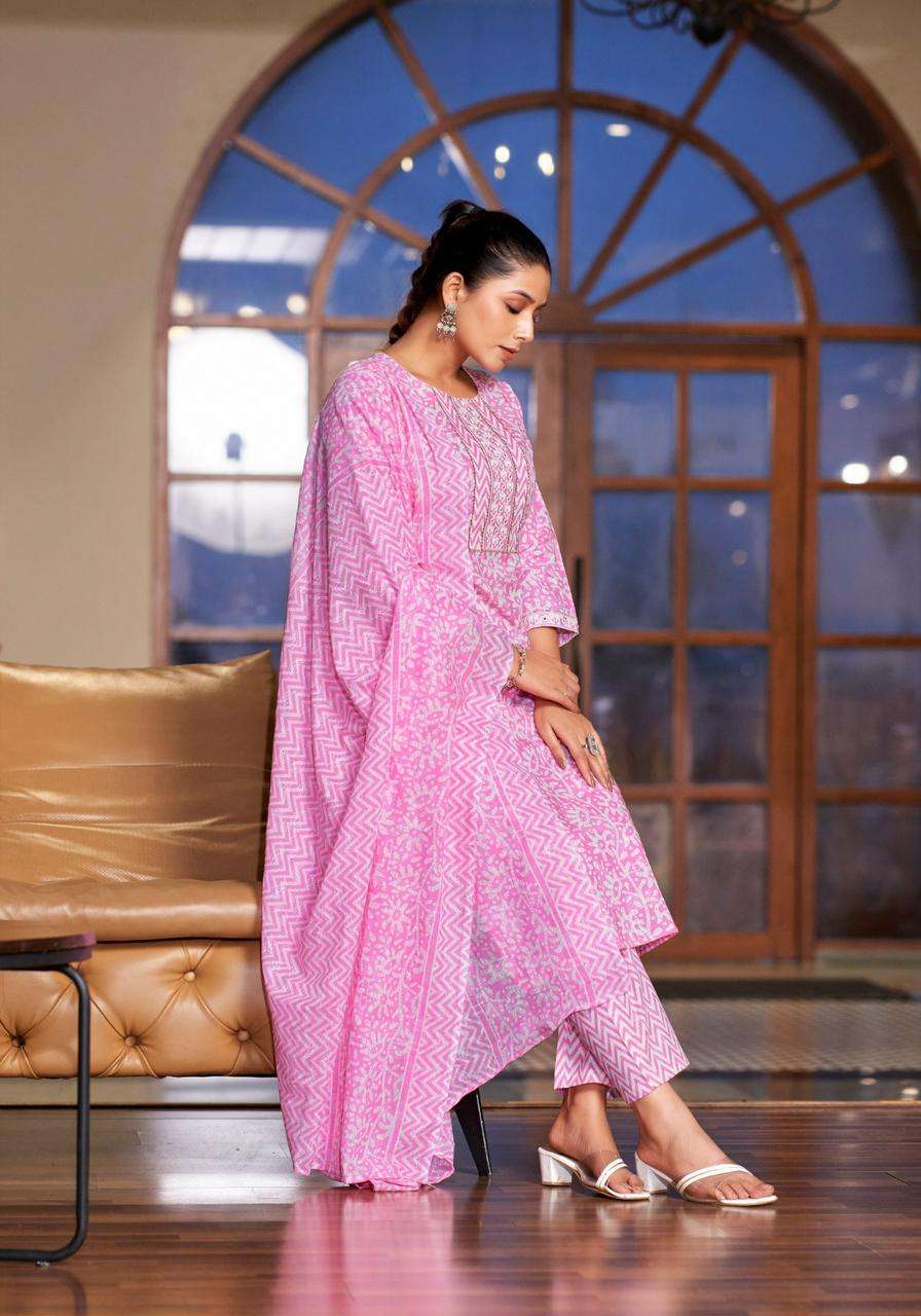 MYSTIC 9 SOFIYA VOL 1 COTTON PRINTED FANCY KURTI COMBO SET 