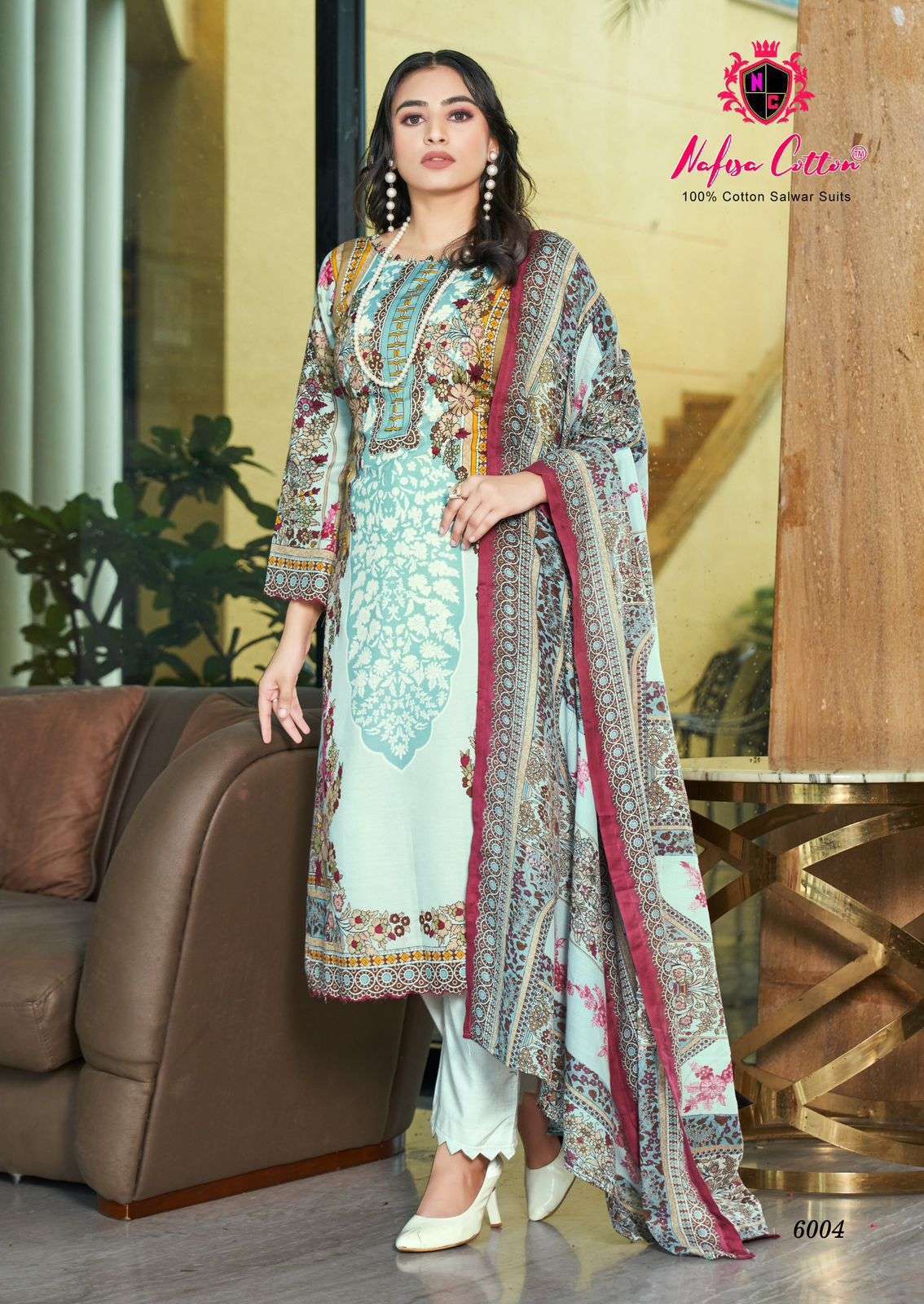 NAFISA COTTON MAHERA KARACHI SUITS VOL 6 COTTON DIGITAL PRINT SALWAR SUIT