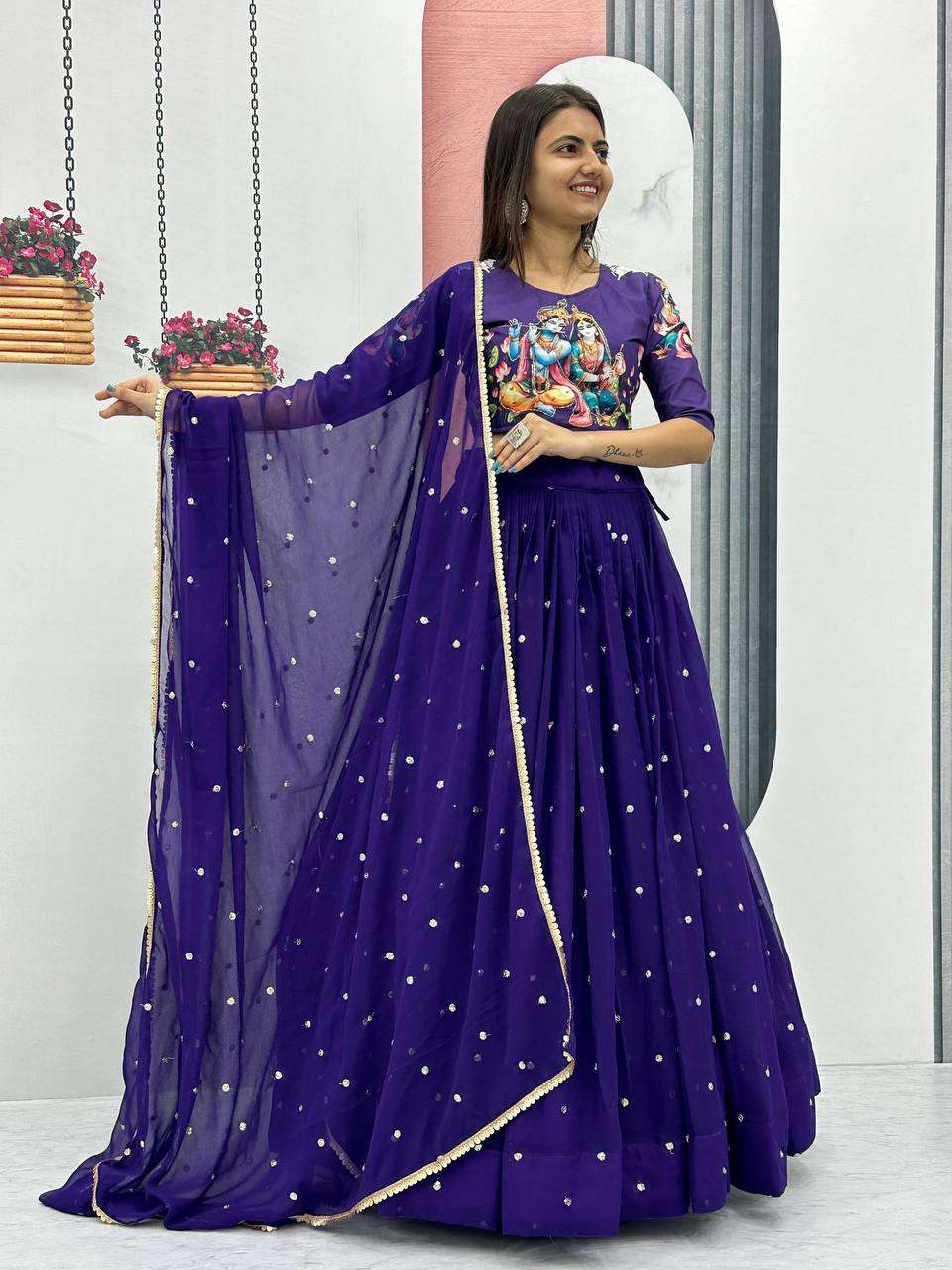  PC 429 COTTON PRINT LEHENGA CHOLI 