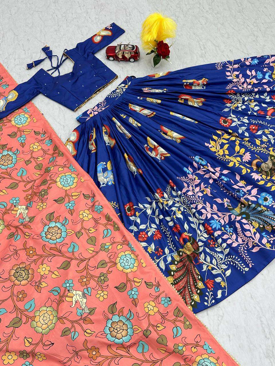 PC 430 KALAMKARI PRINT LEHENGA CHOLI