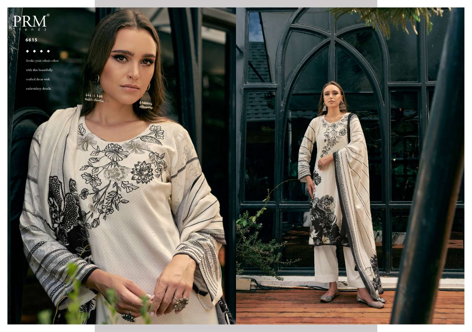 PRM TRENDZ ANTARA PASHMINA DIGITAL PRINT WITH WORK SUIT