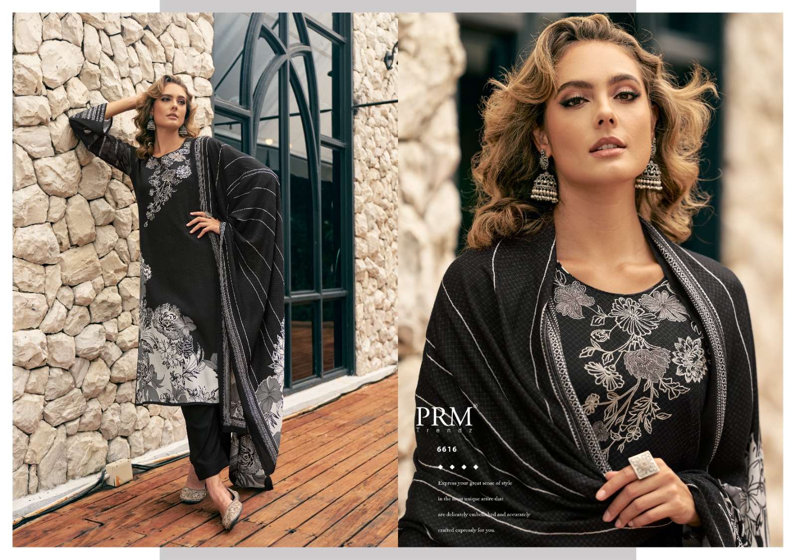 PRM TRENDZ ANTARA PASHMINA DIGITAL PRINT WITH WORK SUIT