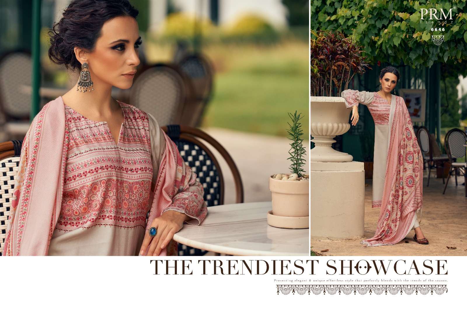 PRM TRENDZ SURAALI PASHMINA DIGITAL PRINT WITH FANCY WORK SUIT