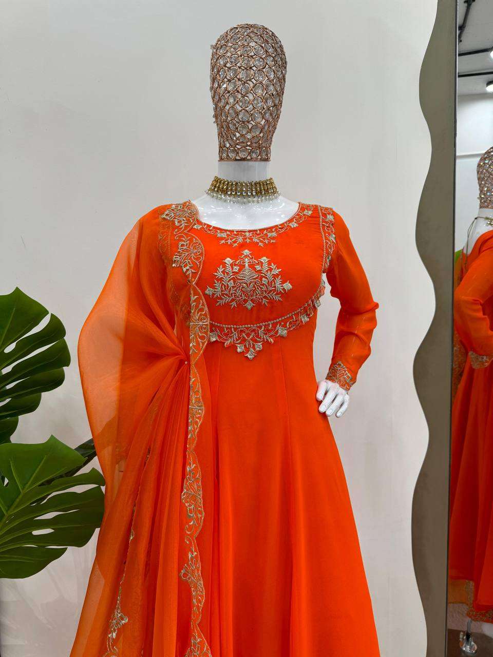 RTC 5756 GEORGETTE DESIGNER GOWN SUIT