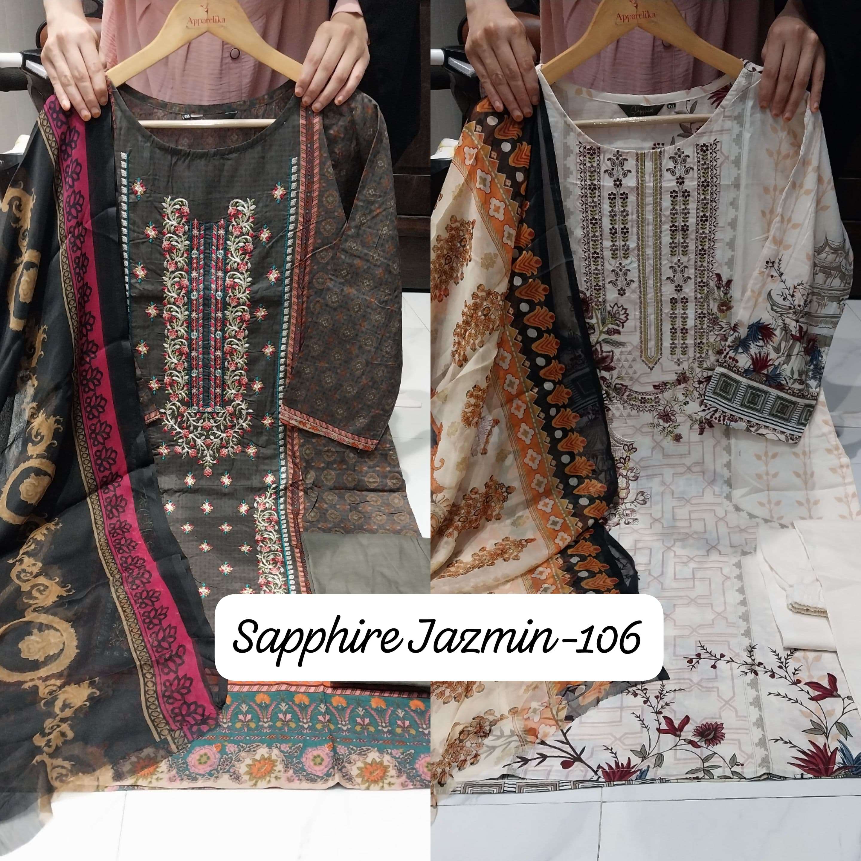 SAPPHIRE JAZMIN VOL J 106 PAKISTANI LAWN SUIT