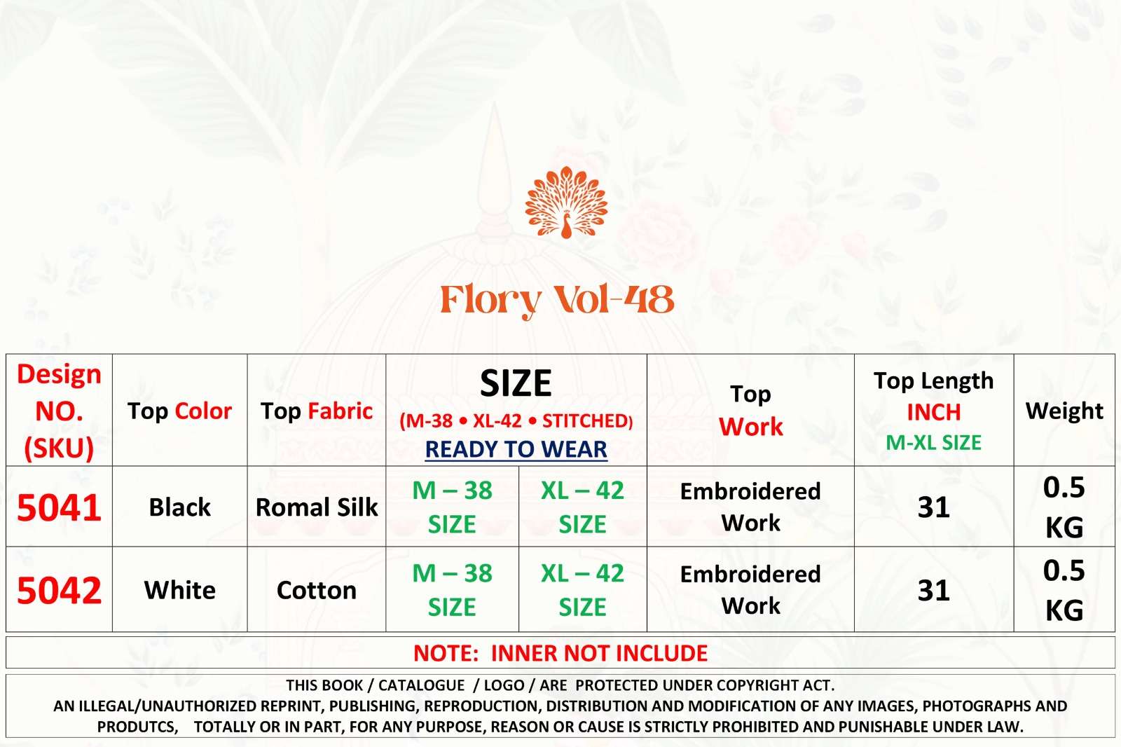 SHUBHKALA FLORY VOL 48 NAVRATRI WEAR SPECIAL KEDIYA COLLECTION