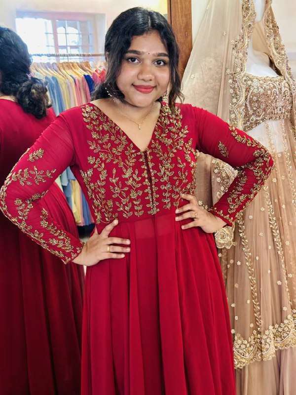 ST 182 ANARKALI GOWN WITH PANT SET 