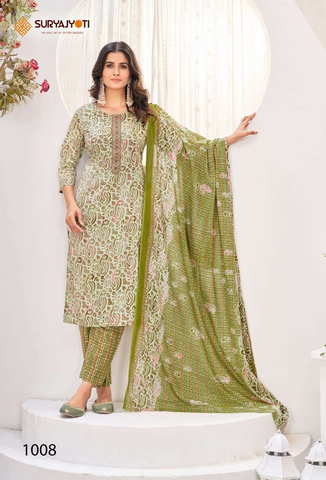 SURYAJYOTI NIKHAAR VOL 10 COTTON READY MADE SUIT