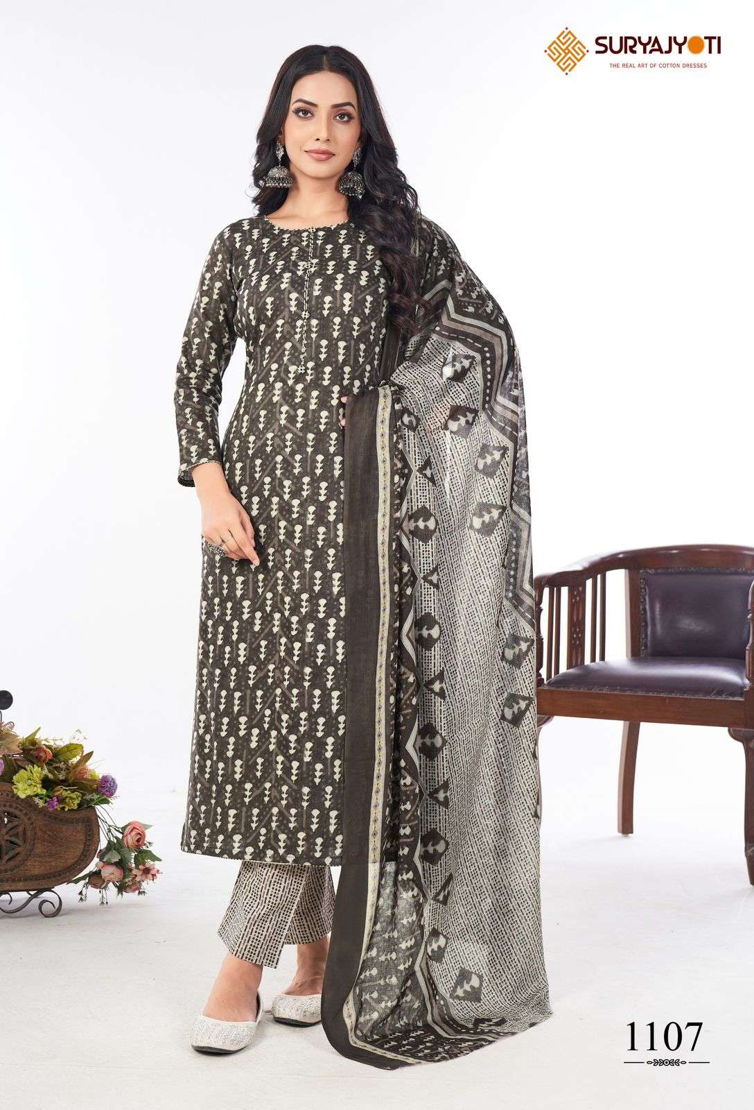 SURYAJYOTI PREYASI VOL 11 COTTON PRINT KURTI COMBO SET 
