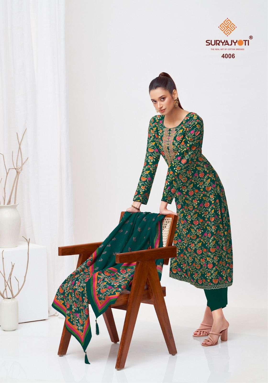 SURYAJYOTI PRIYANKA VOL 4 MODAL FOIL PRINTED SUIT