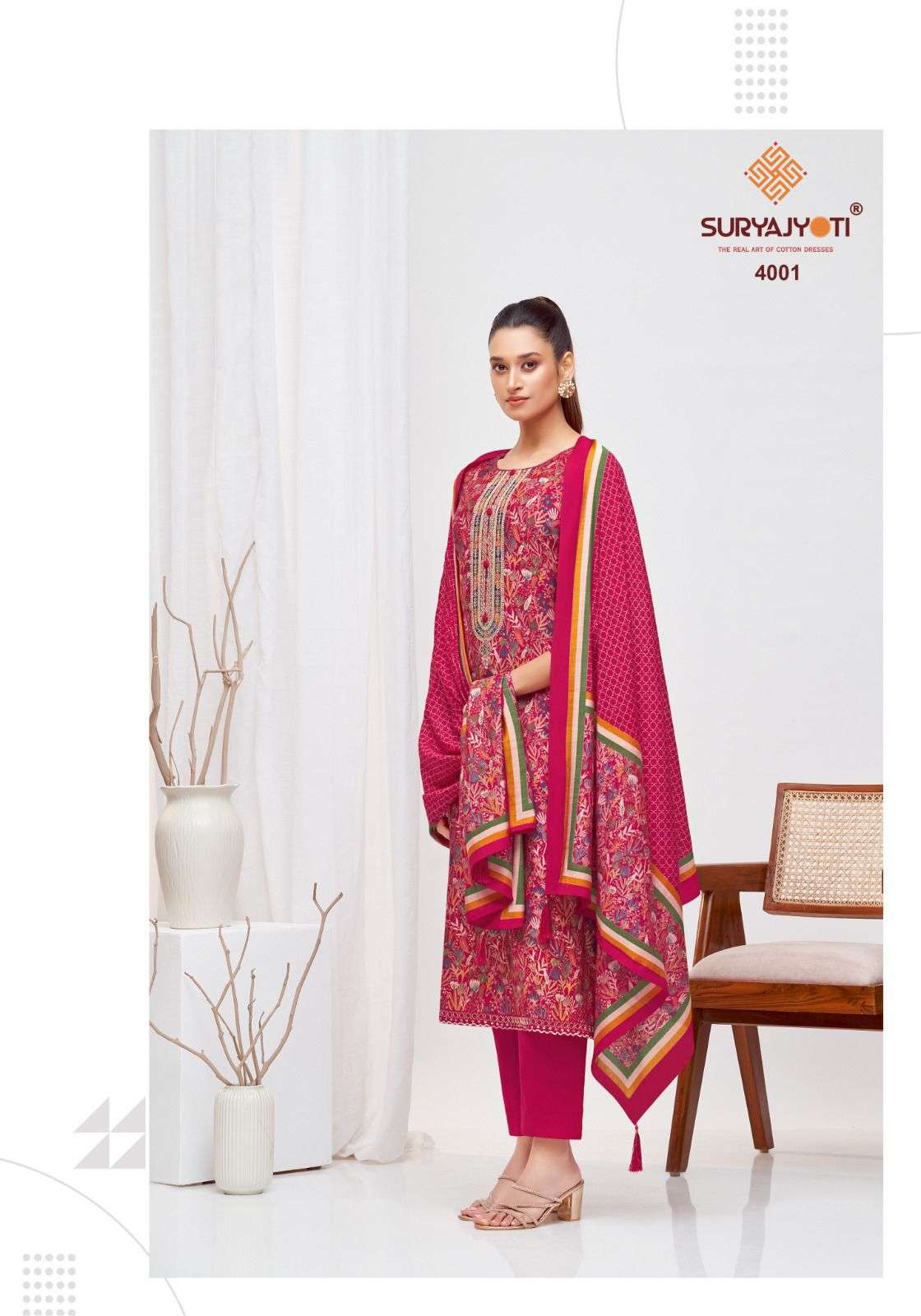 SURYAJYOTI PRIYANKA VOL 4 MODAL FOIL PRINTED SUIT