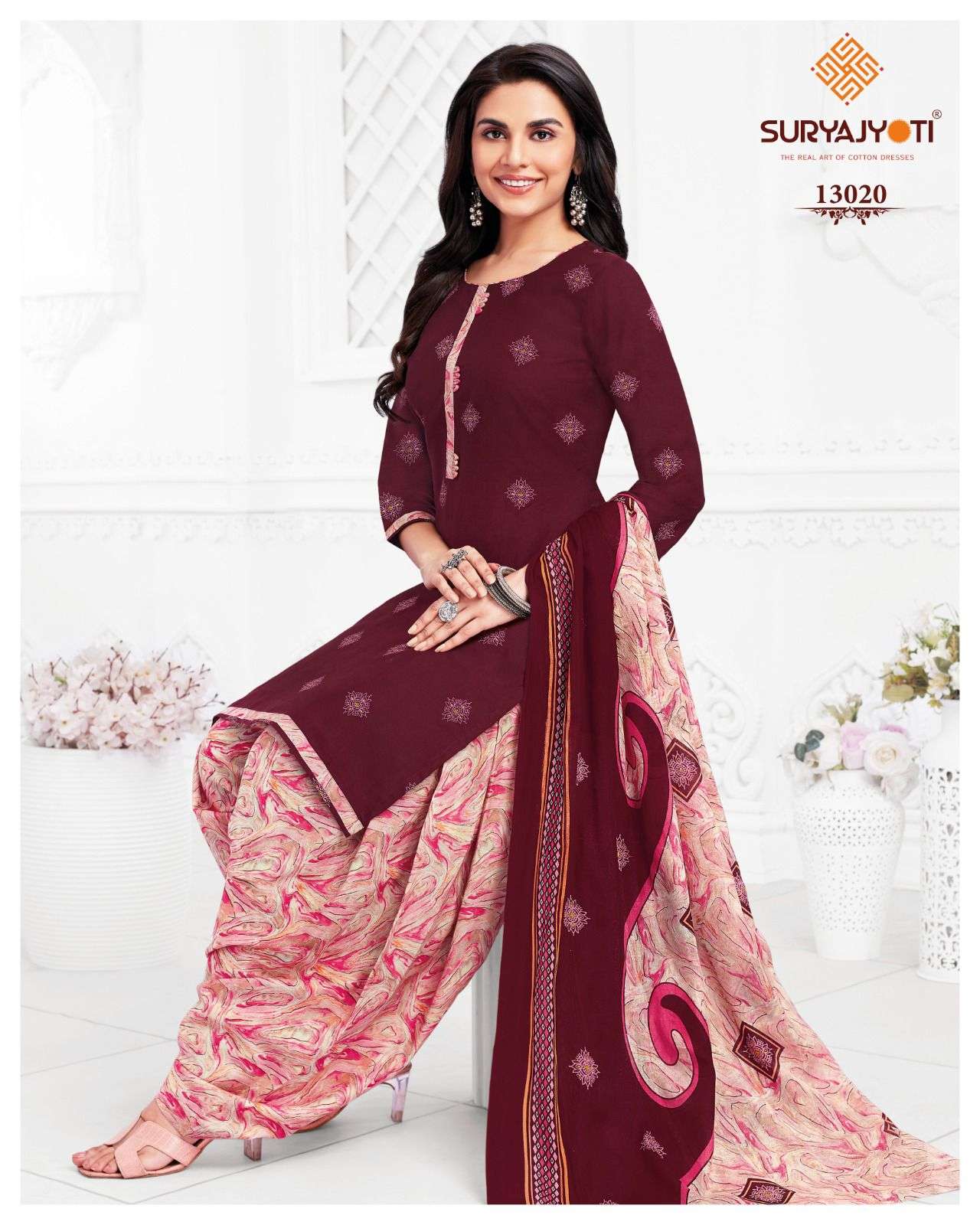 SURYAJYOTI TRENDY PATIYALA VOL 13 COTTON PRINTED SUIT