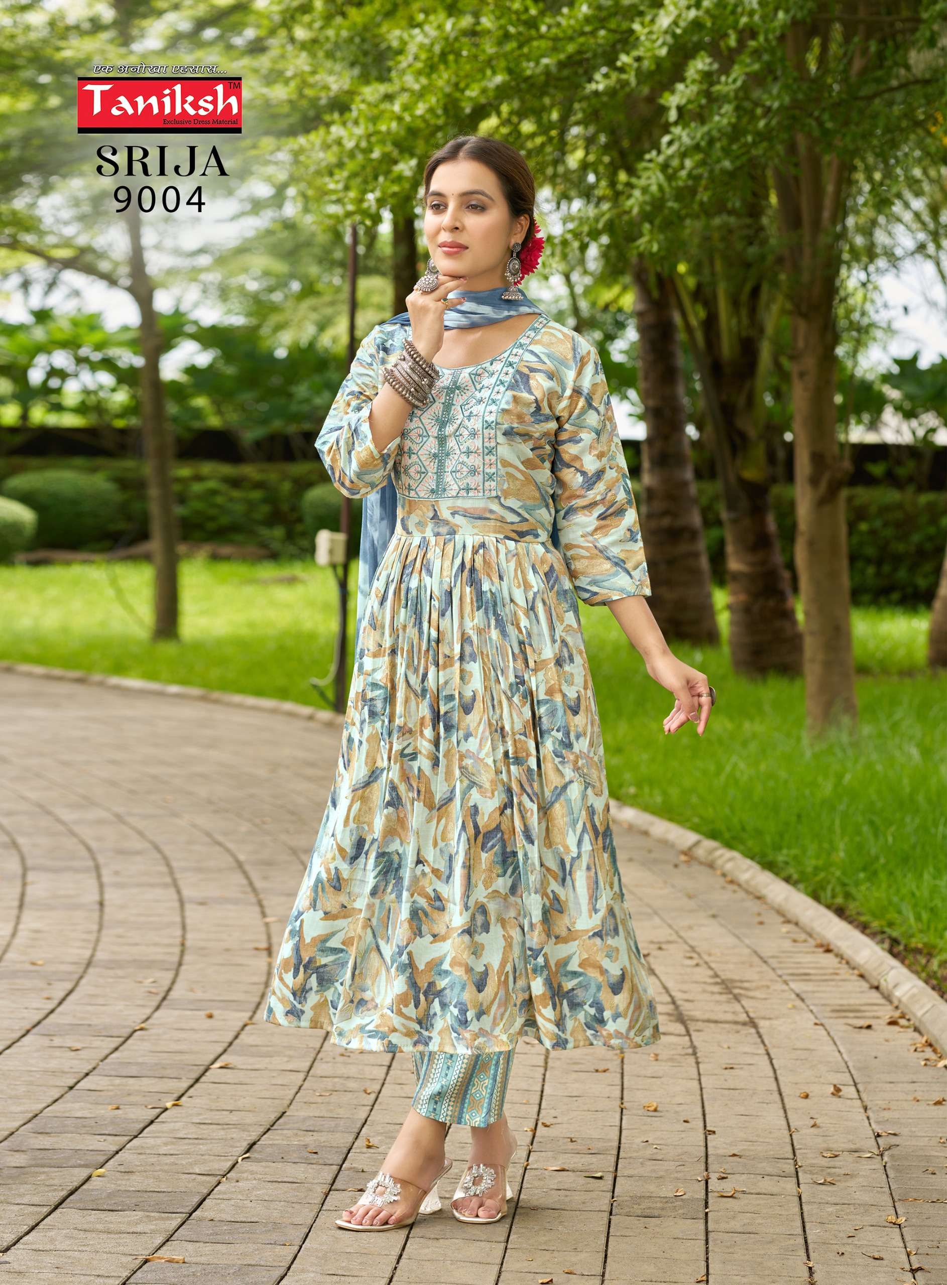 TANIKSH SRIJA VOL 9 FANCY NAIRA STYLE KURTI COMBO SET