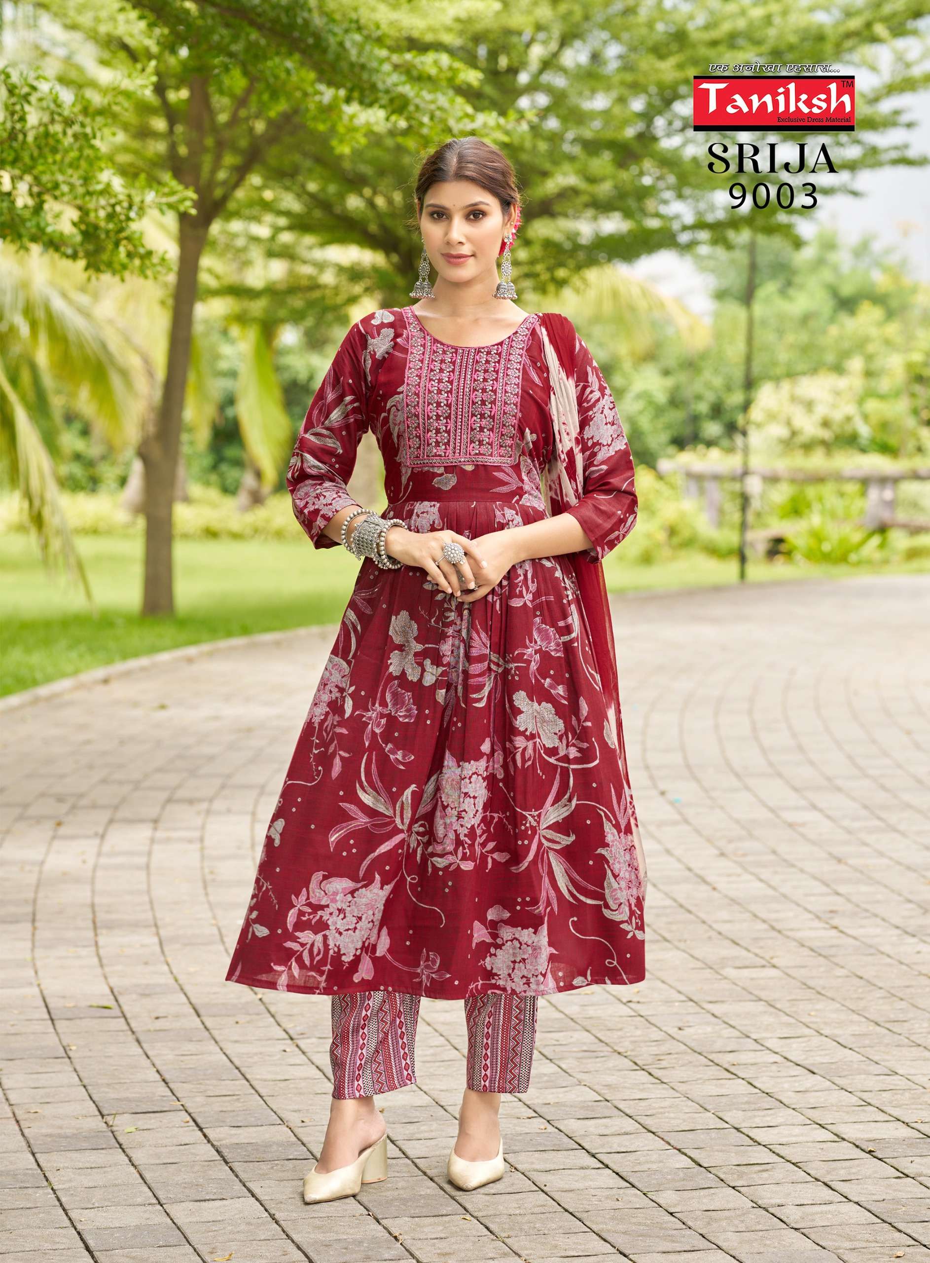 TANIKSH SRIJA VOL 9 FANCY NAIRA STYLE KURTI COMBO SET