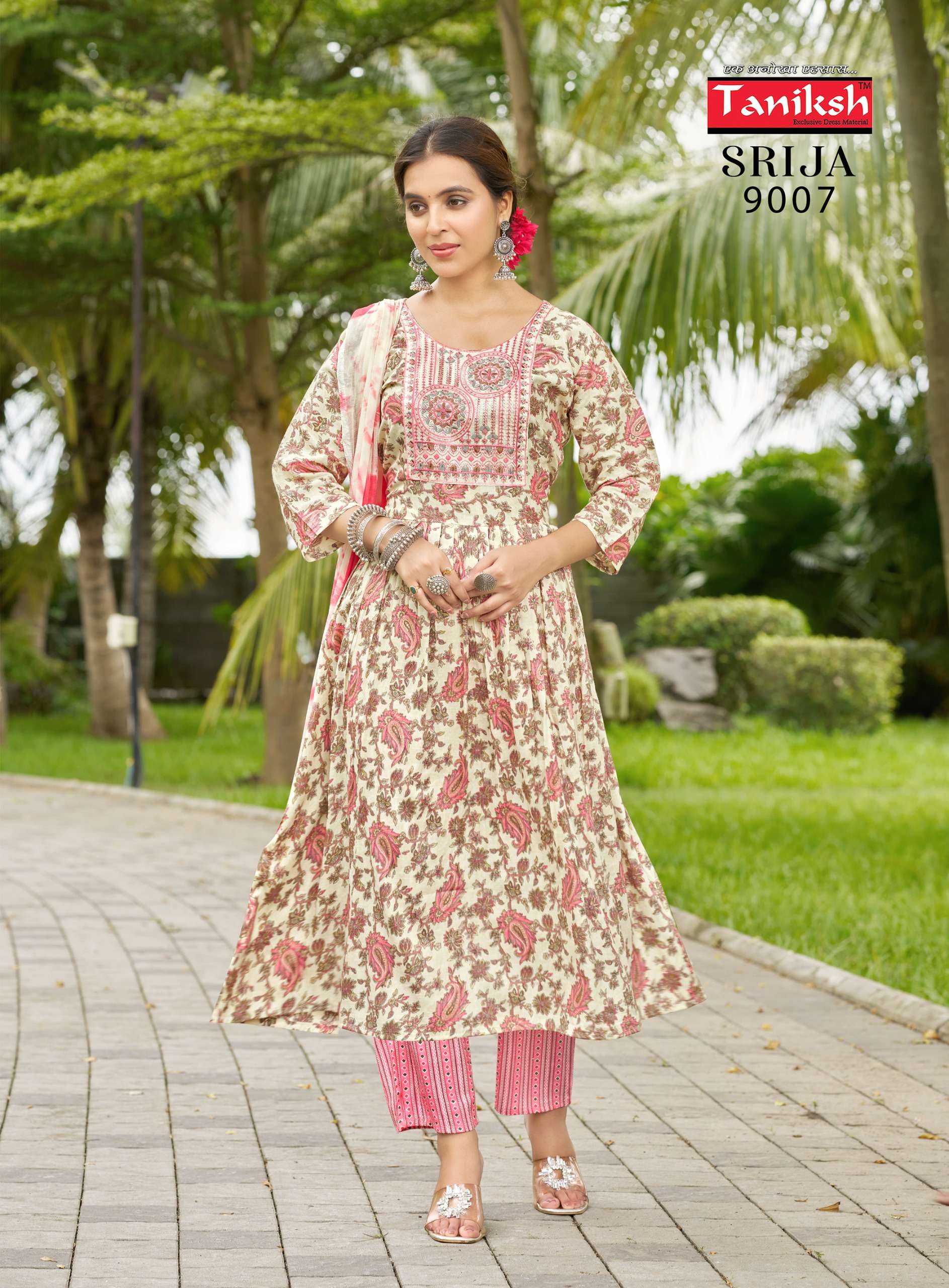 TANIKSH SRIJA VOL 9 FANCY NAIRA STYLE KURTI COMBO SET