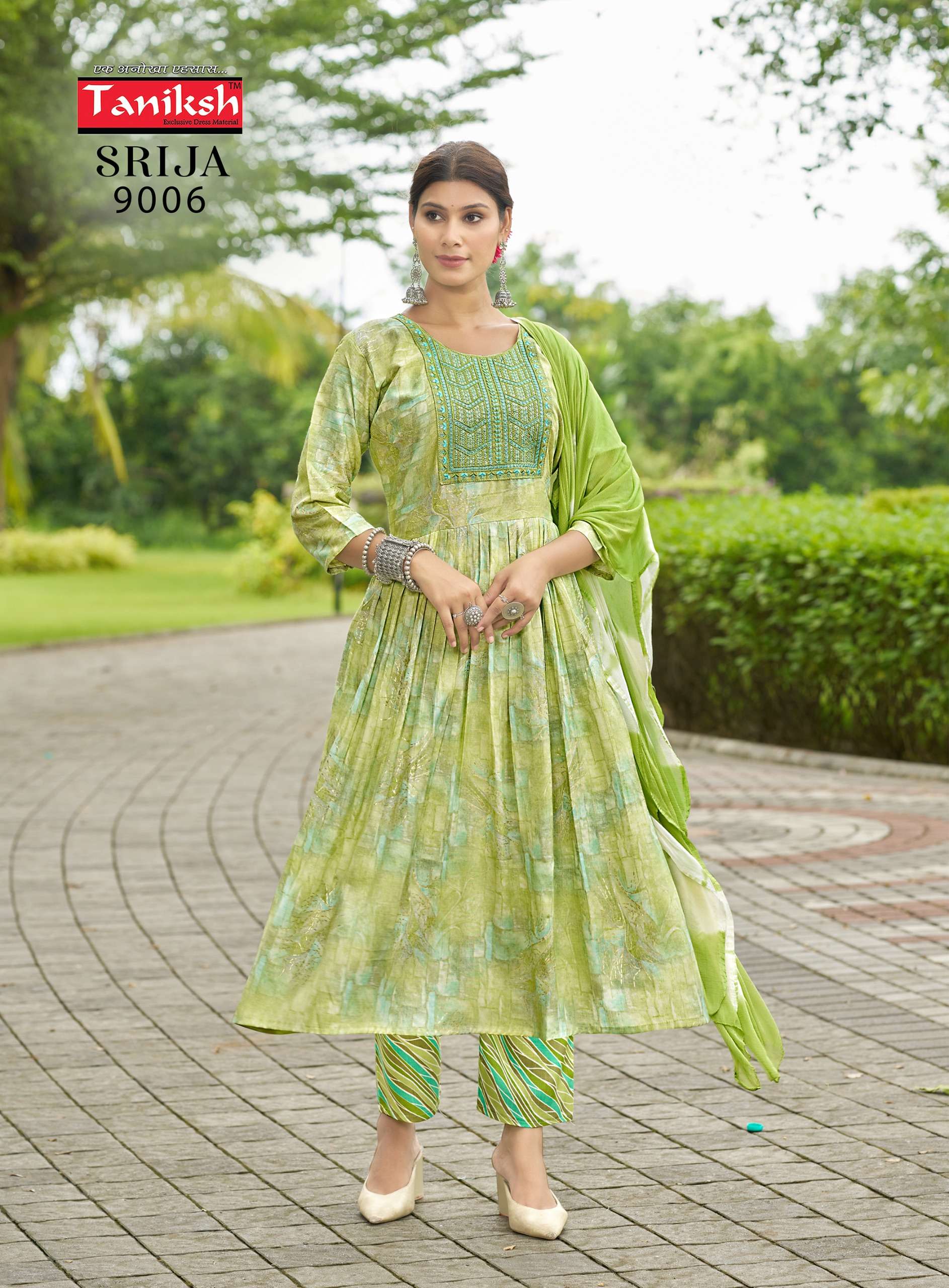 TANIKSH SRIJA VOL 9 FANCY NAIRA STYLE KURTI COMBO SET