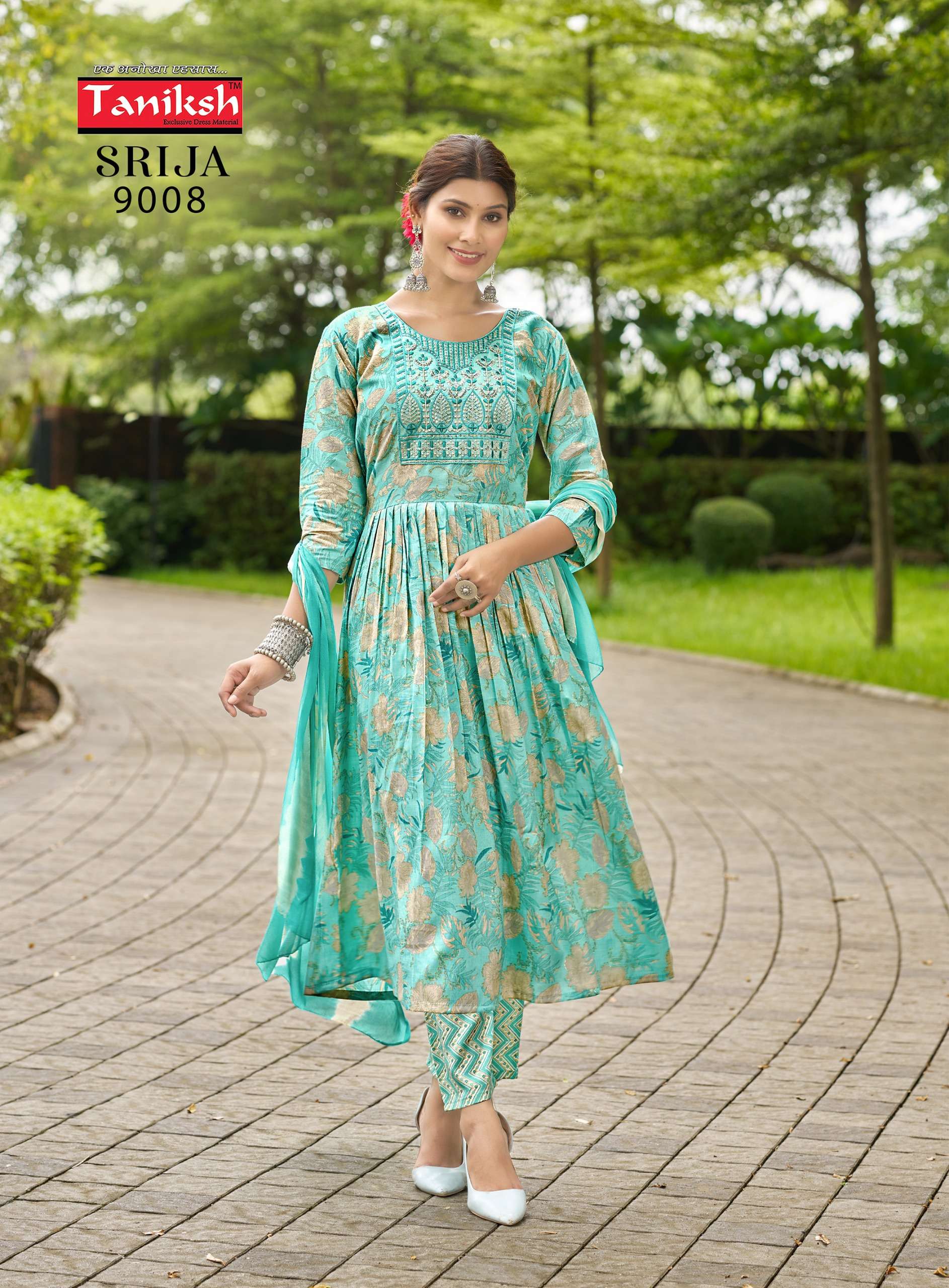 TANIKSH SRIJA VOL 9 FANCY NAIRA STYLE KURTI COMBO SET
