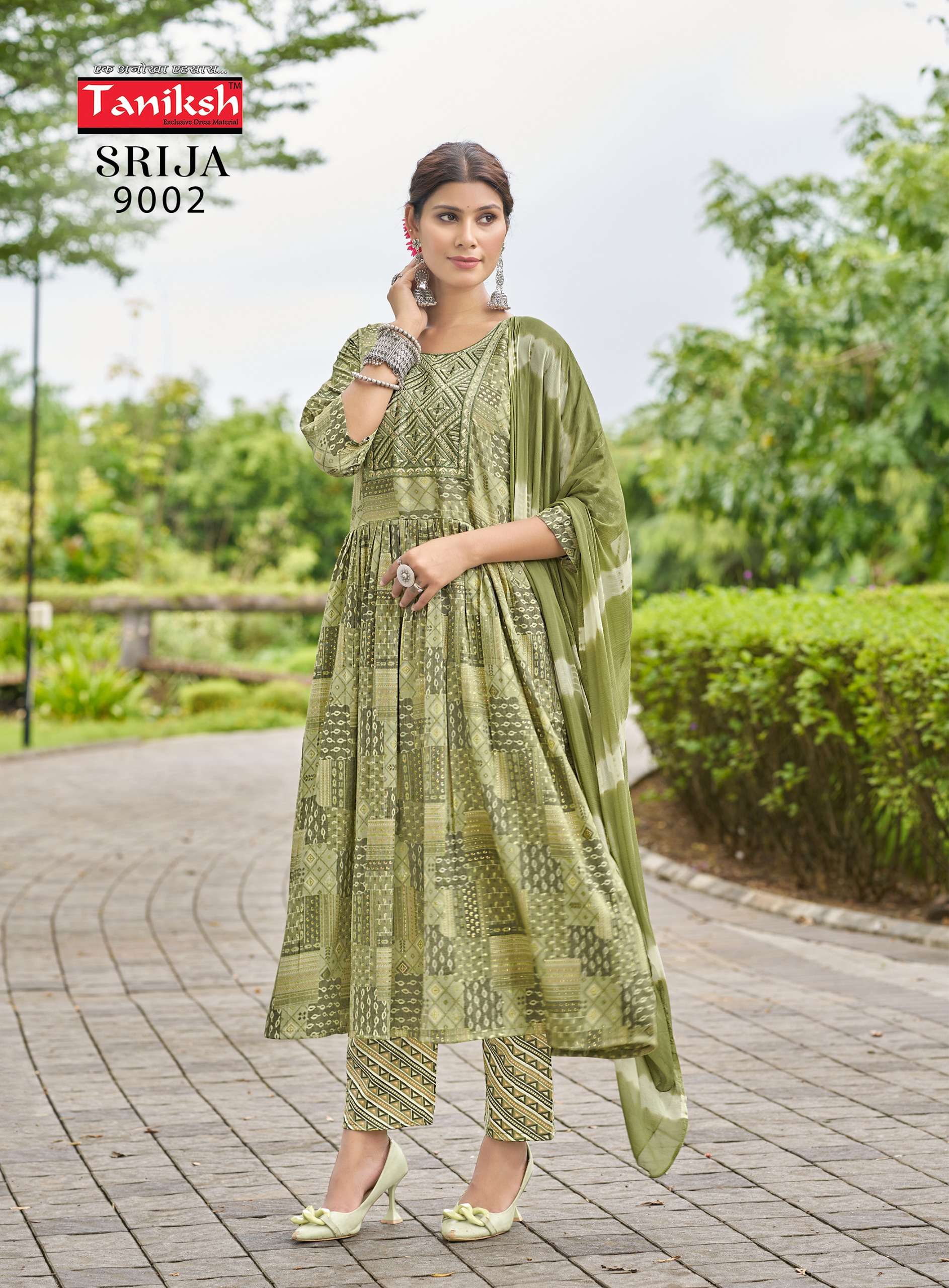 TANIKSH SRIJA VOL 9 FANCY NAIRA STYLE KURTI COMBO SET