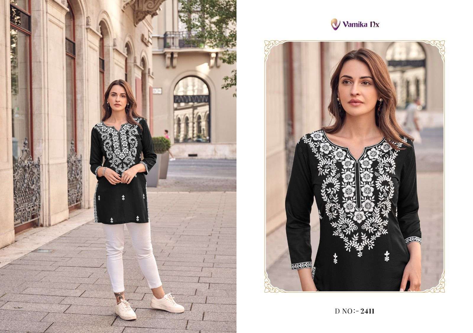 VAMIKA NX RUHANA VOL 2 LUCKNOWI WORK FANCY LADIES KURTI 