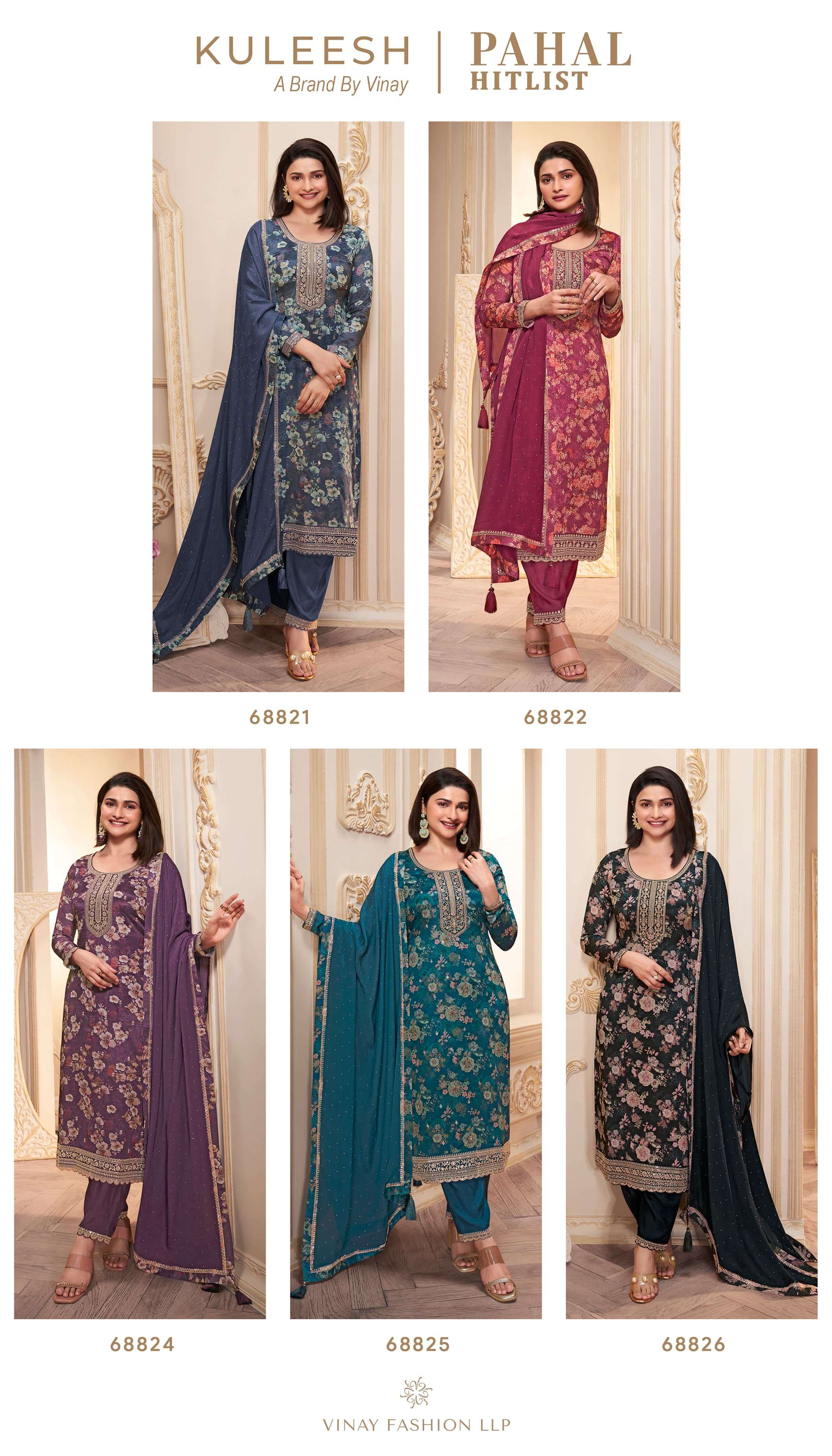  VINAY FASHION KULEESH PAHAL HIT LIST HEAVY DESIGNER SUIT