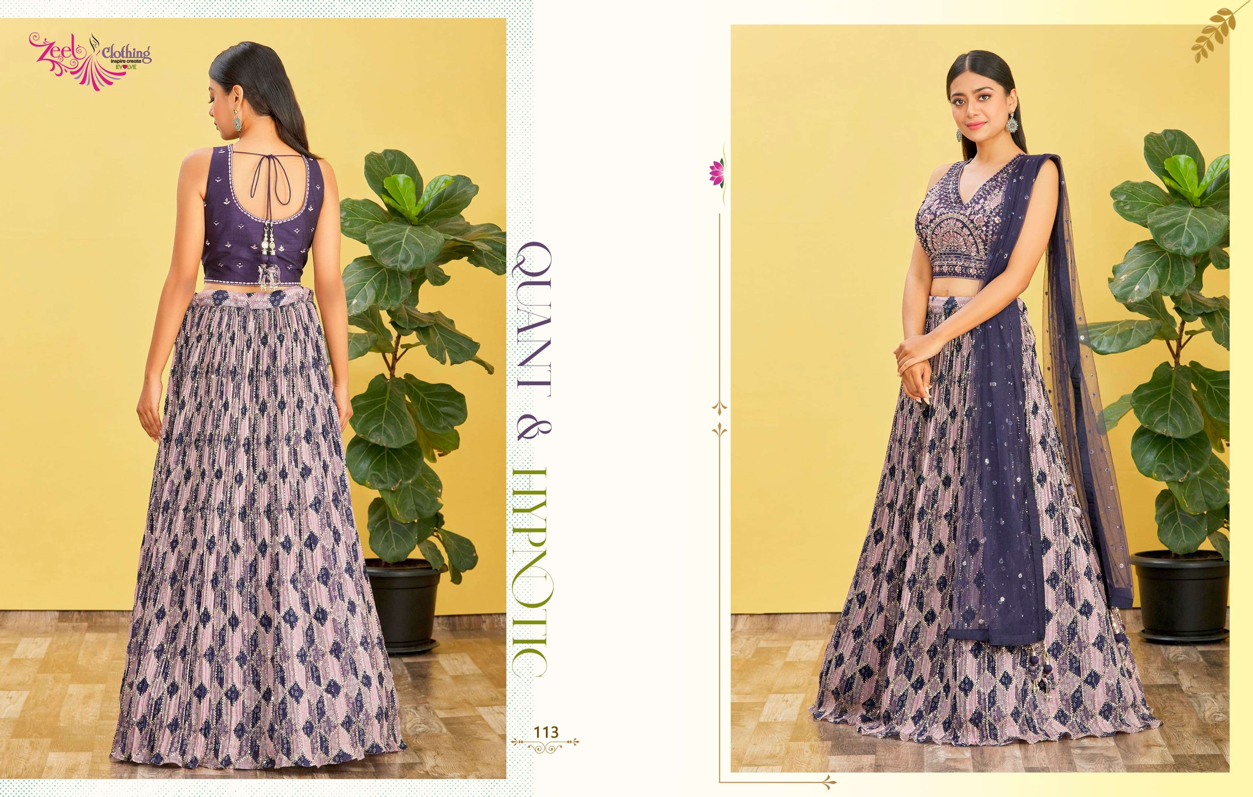 ZEEL CLOTHING MANDAKINI VOL 2 HEAVY DESIGNER LEHENGA CHOLI