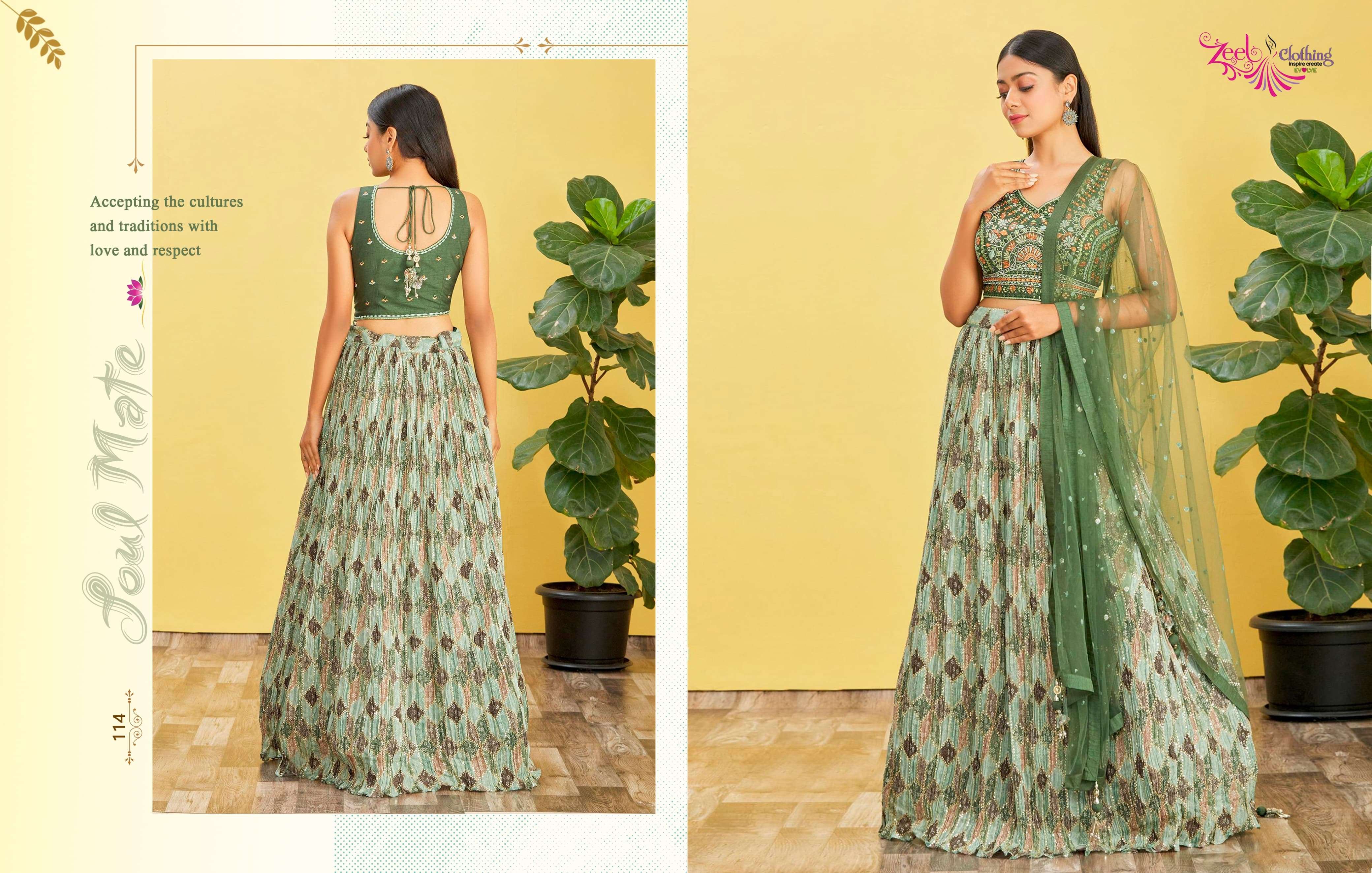 ZEEL CLOTHING MANDAKINI VOL 2 HEAVY DESIGNER LEHENGA CHOLI