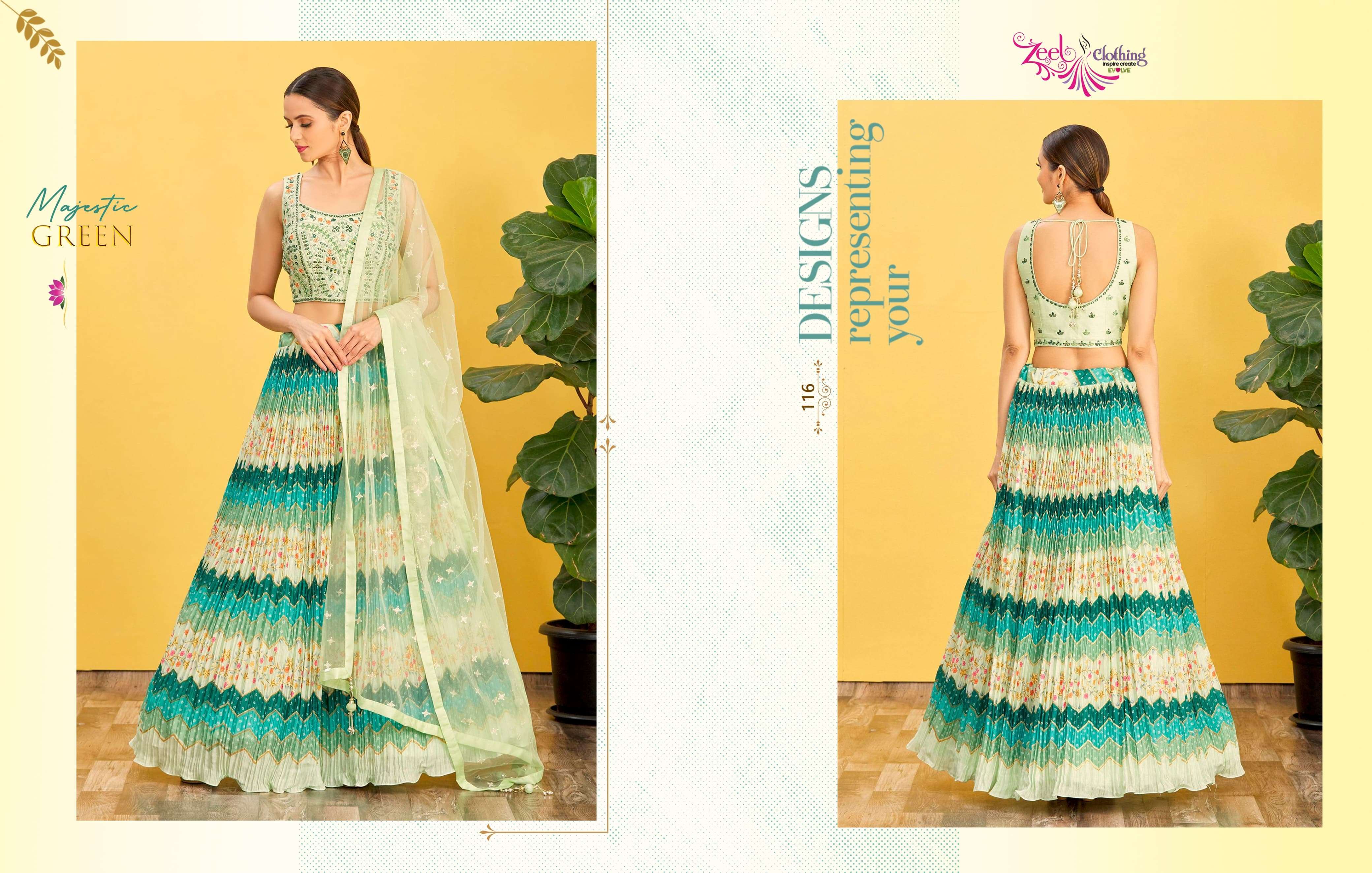 ZEEL CLOTHING MANDAKINI VOL 2 HEAVY DESIGNER LEHENGA CHOLI