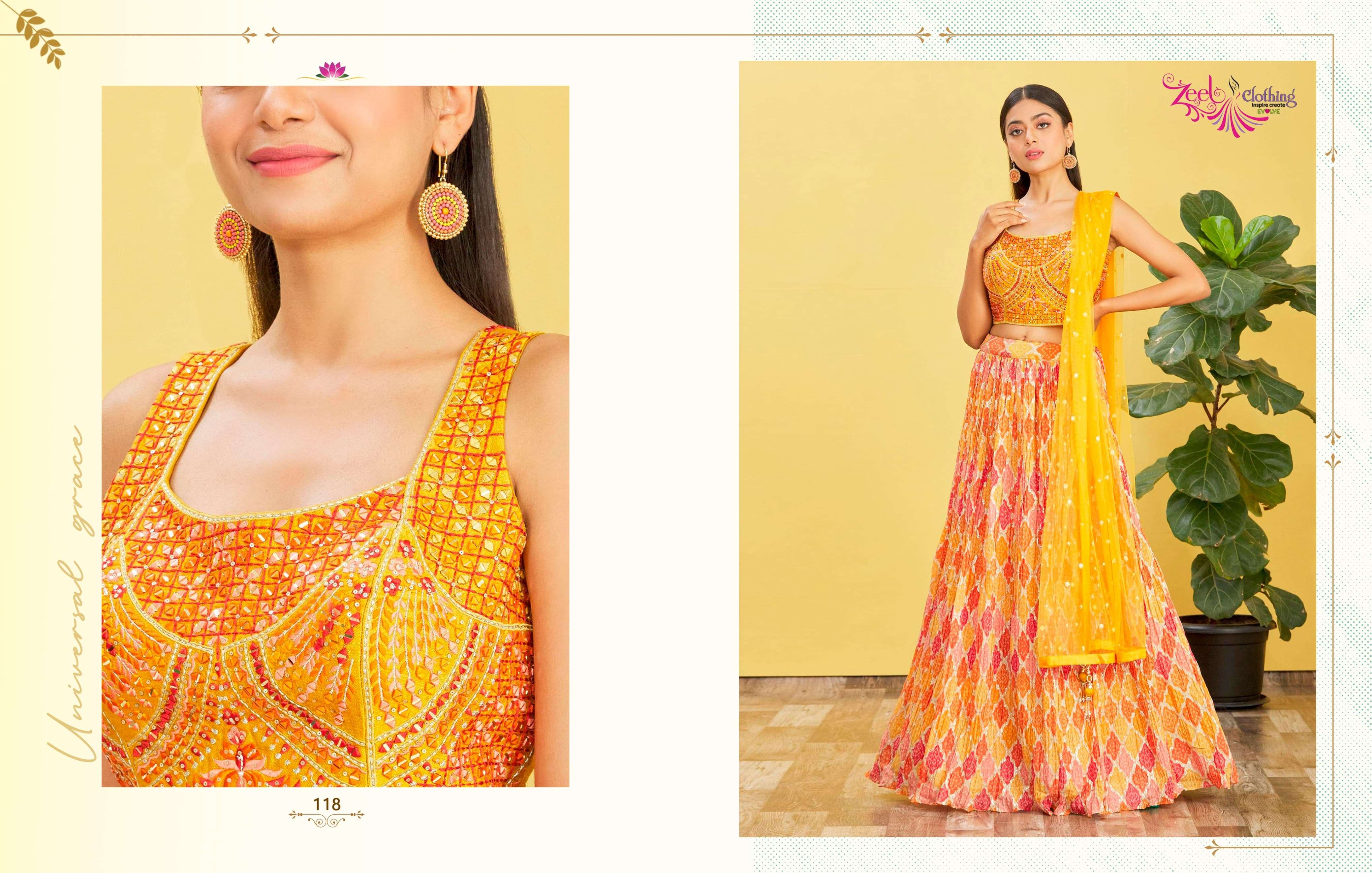 ZEEL CLOTHING MANDAKINI VOL 2 HEAVY DESIGNER LEHENGA CHOLI