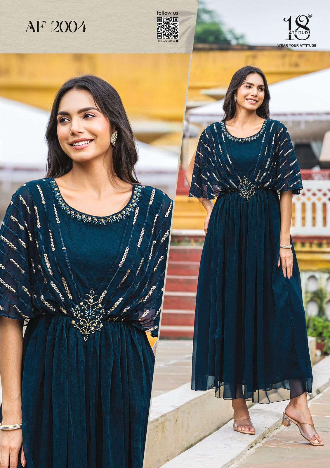 18 ATTITUDE AASTHA VOL 20 FANCY PRETTY LOOK DESIGNER GOWN