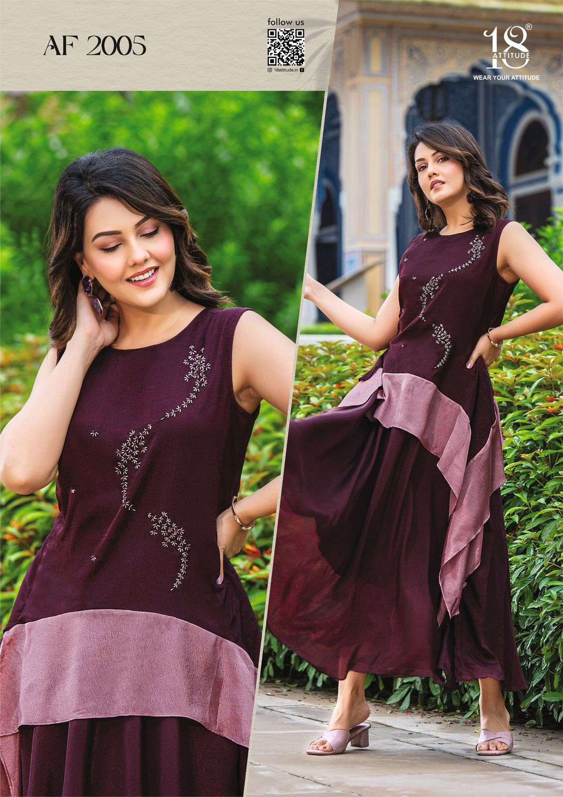 18 ATTITUDE AASTHA VOL 20 FANCY PRETTY LOOK DESIGNER GOWN