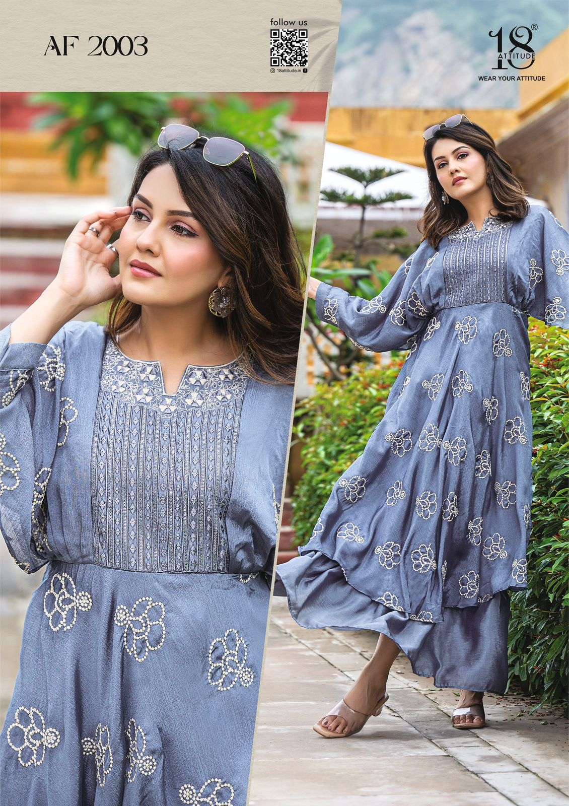 18 ATTITUDE AASTHA VOL 20 FANCY PRETTY LOOK DESIGNER GOWN