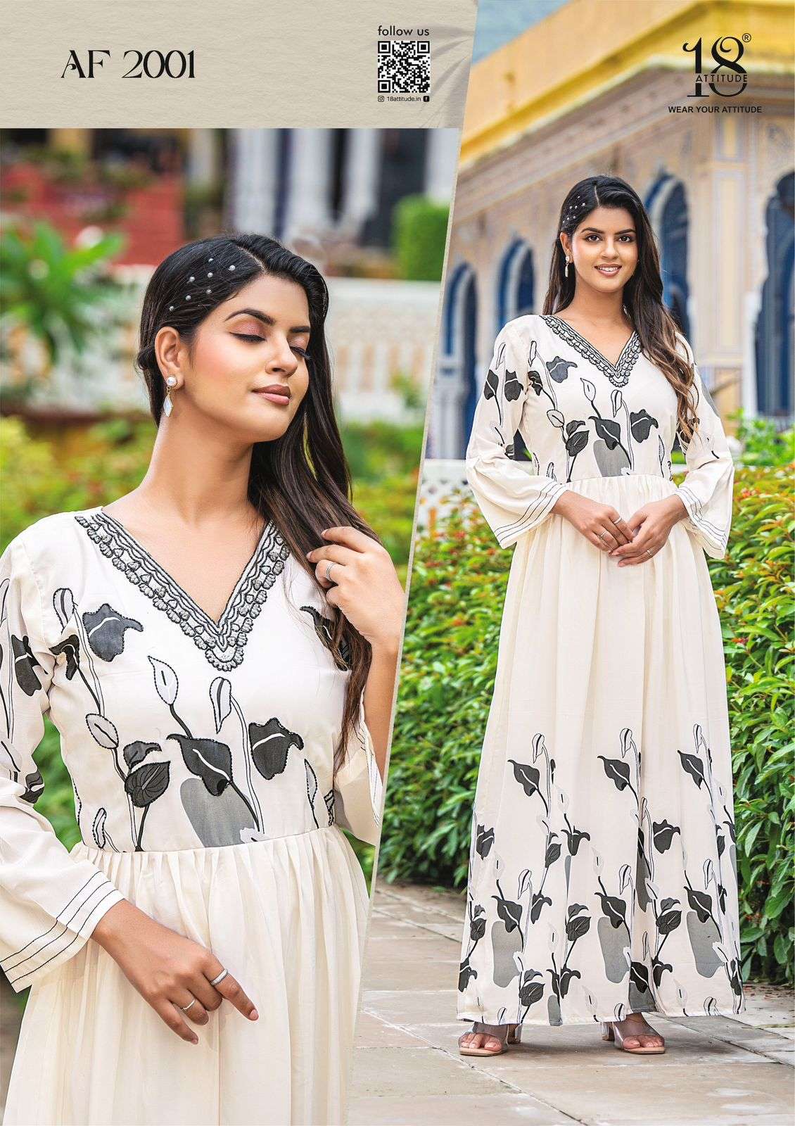 18 ATTITUDE AASTHA VOL 20 FANCY PRETTY LOOK DESIGNER GOWN