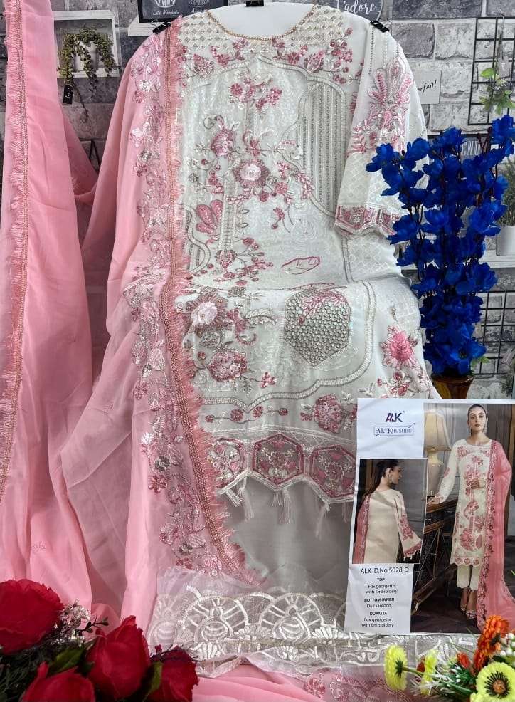 AL KHUSHBU AADAB-VOL-2 DESIGN NO-5028-A-B-C-D HITS COLORS HEAVY EMBROIDERED PAKISTANI SUIT