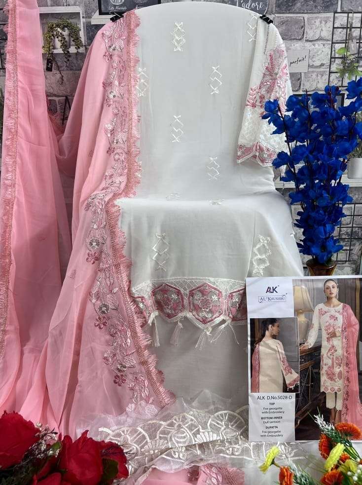 AL KHUSHBU AADAB-VOL-2 DESIGN NO-5028-A-B-C-D HITS COLORS HEAVY EMBROIDERED PAKISTANI SUIT
