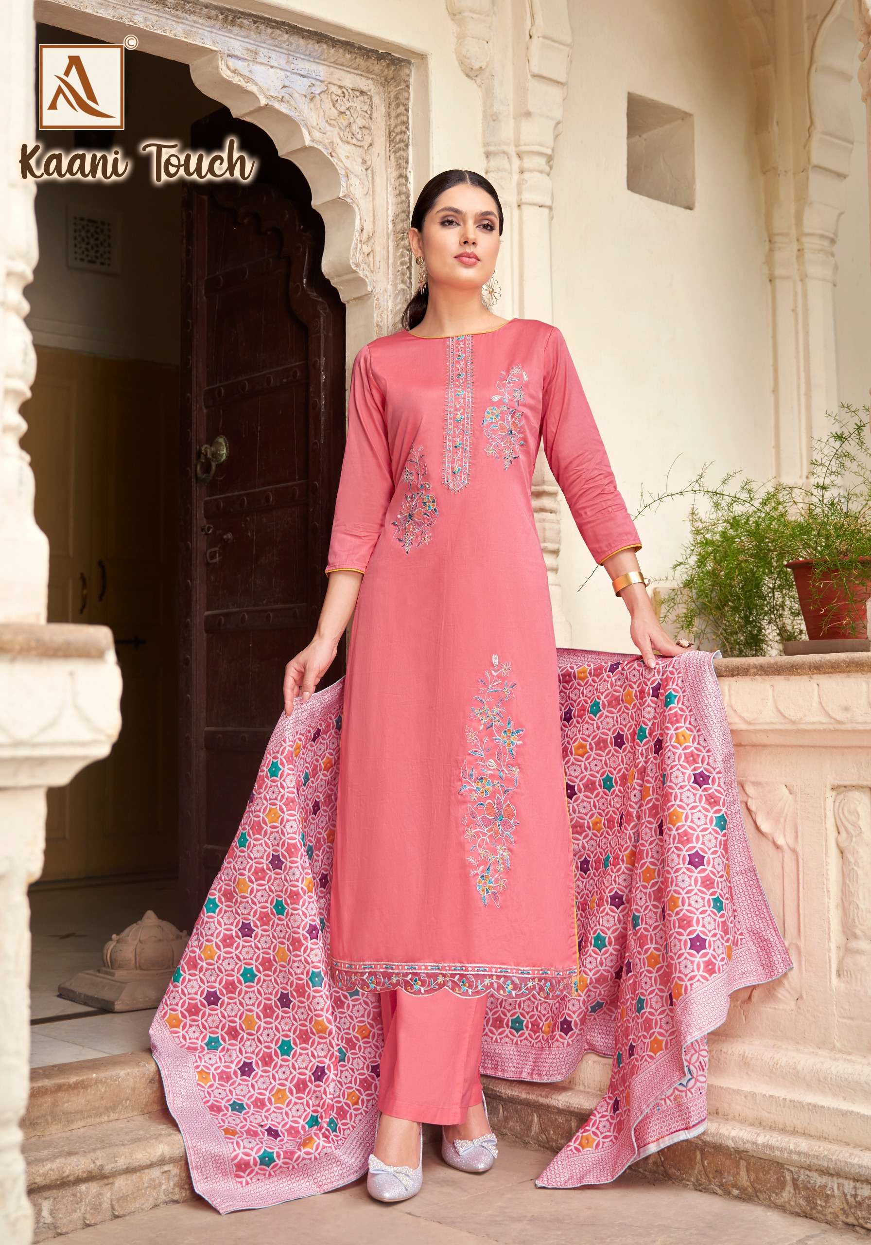 ALOK SUITS KAANI TOUCH JAM COTTON FANCY WORK SUIT
