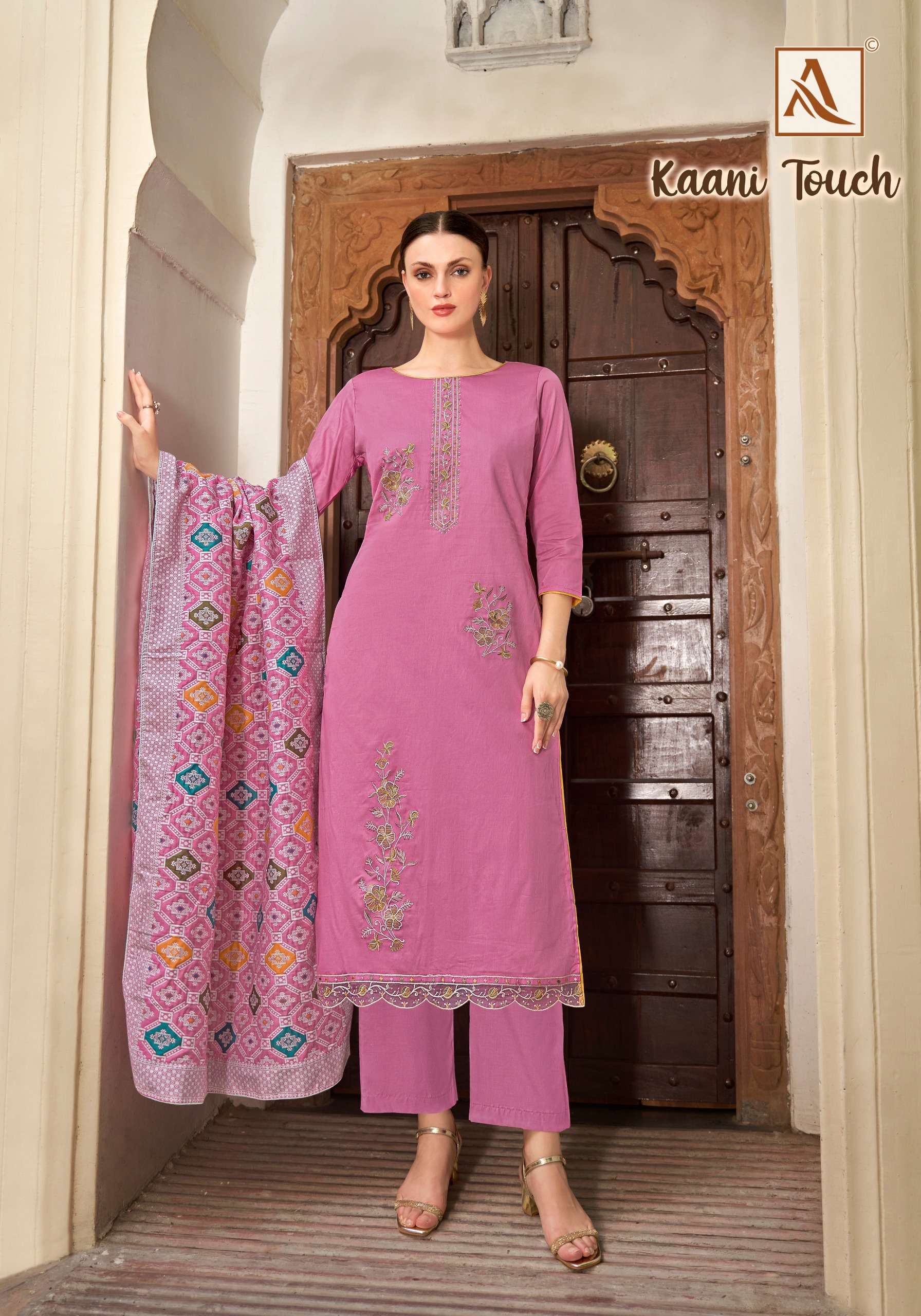 ALOK SUITS KAANI TOUCH JAM COTTON FANCY WORK SUIT