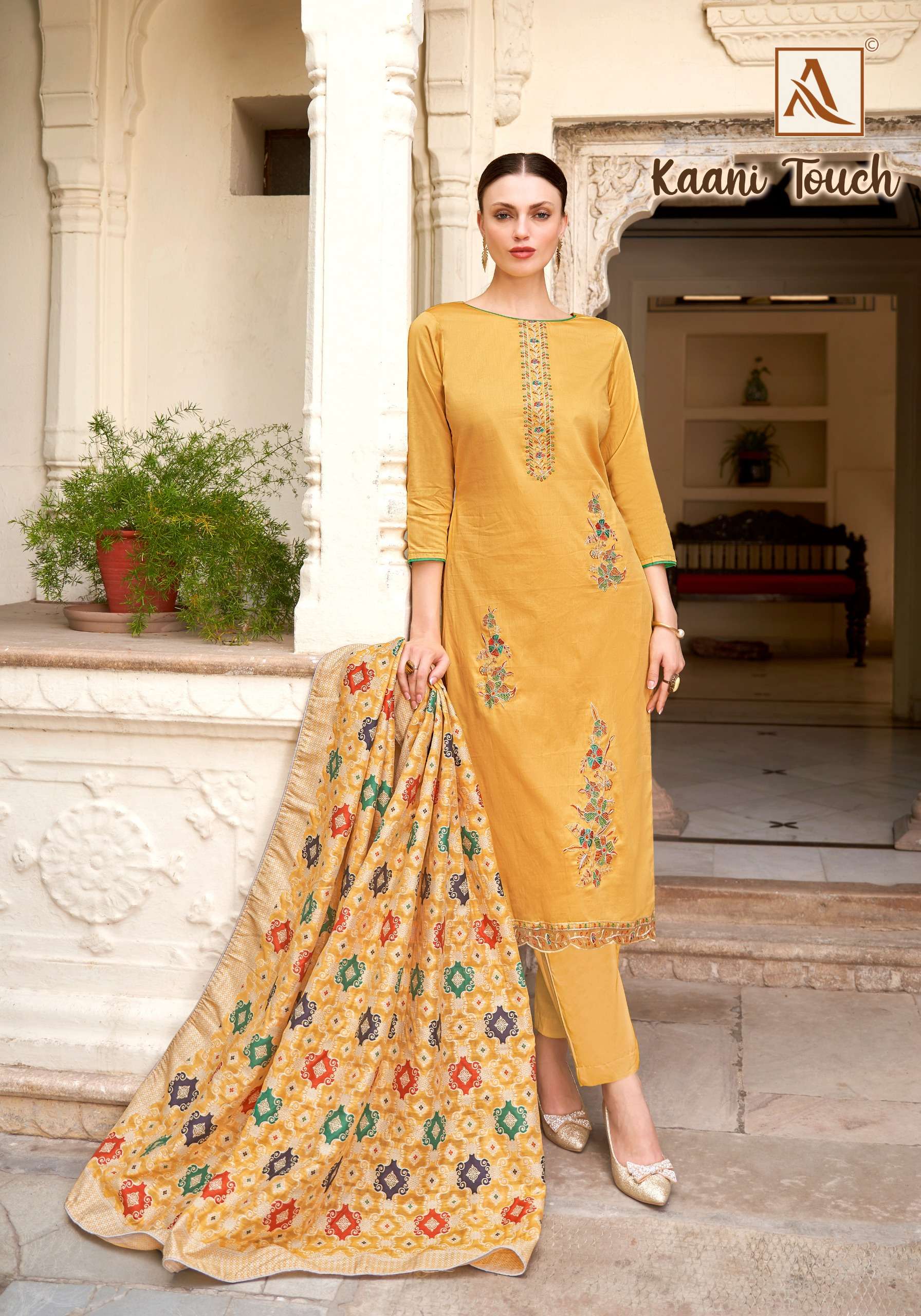 ALOK SUITS KAANI TOUCH JAM COTTON FANCY WORK SUIT