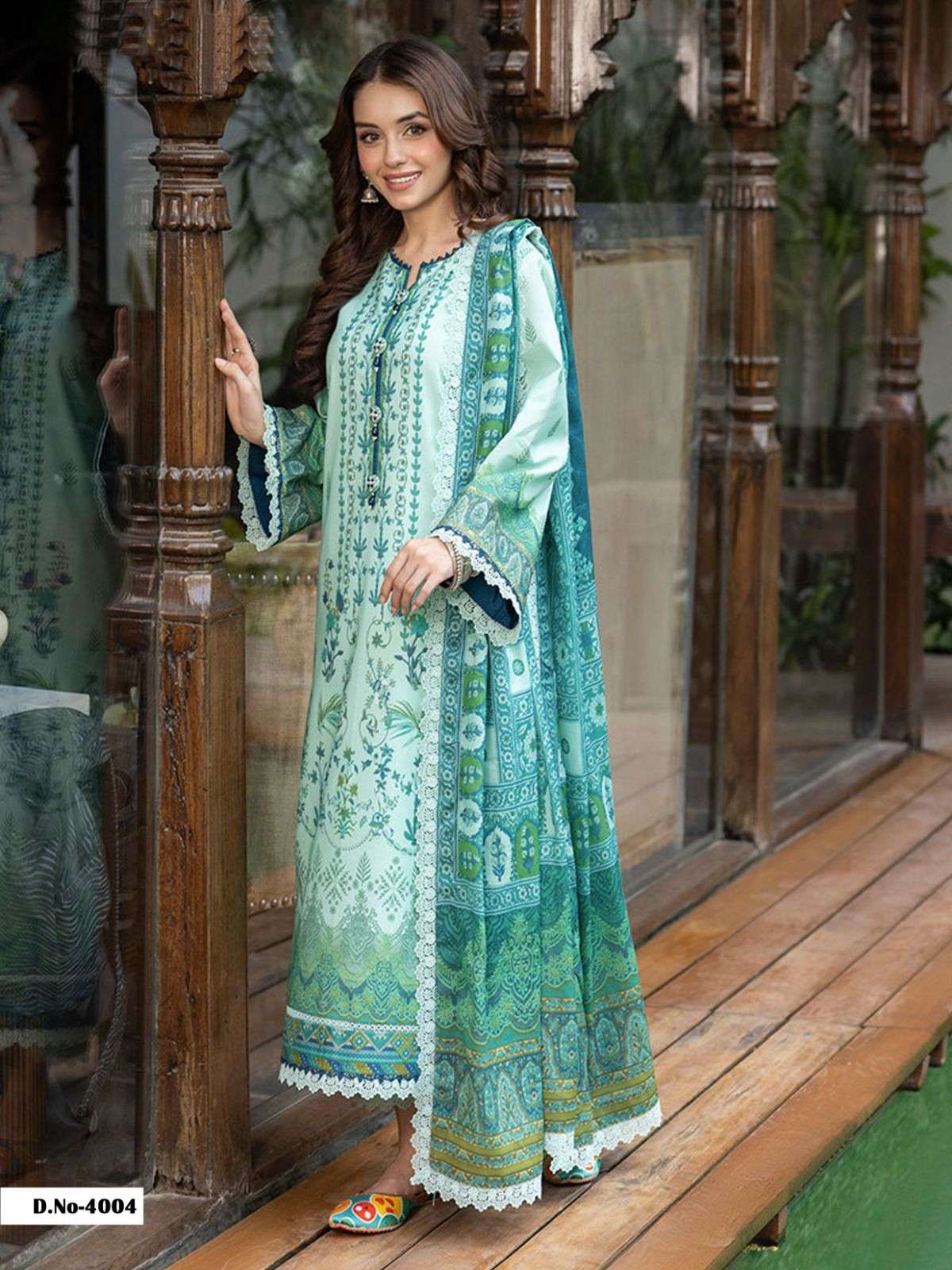 ASIFA NABEEL LUXURY COTTON COLLECTION VOL 4 COTTON DIGITAL PRINT SUIT