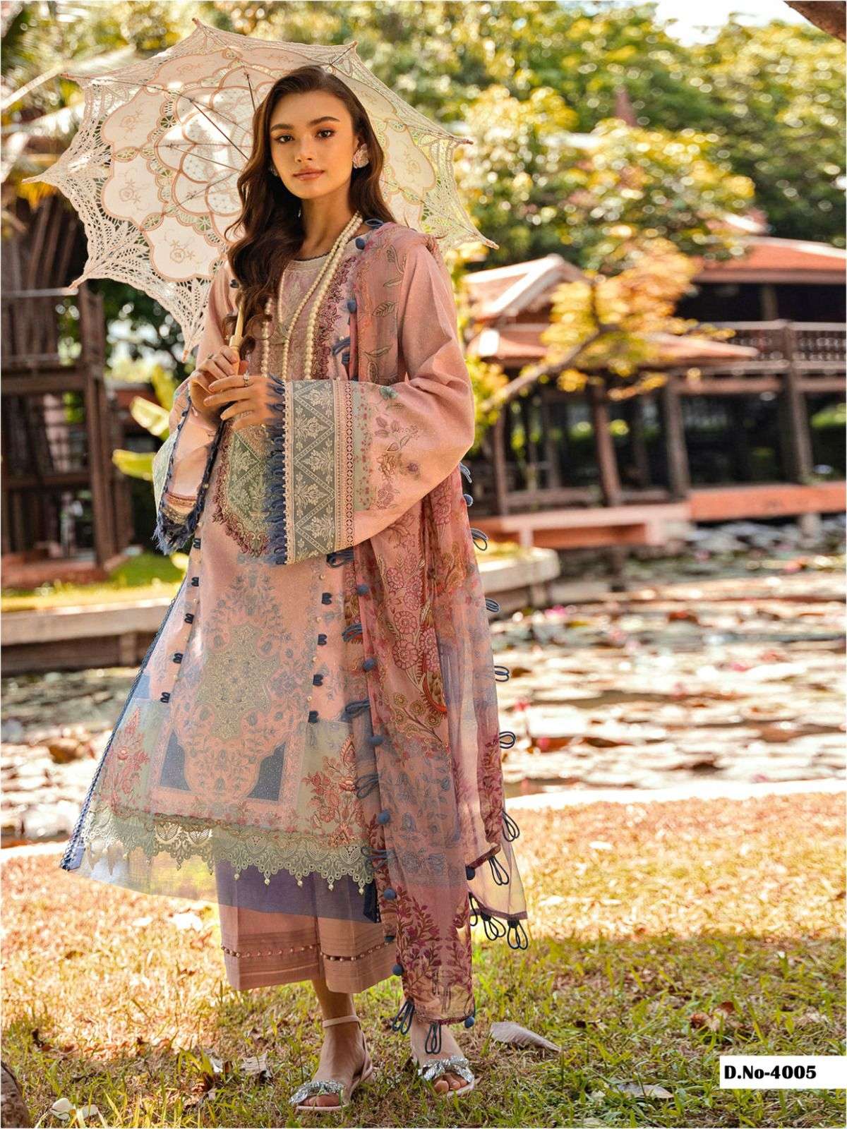 ASIFA NABEEL LUXURY COTTON COLLECTION VOL 4 COTTON DIGITAL PRINT SUIT