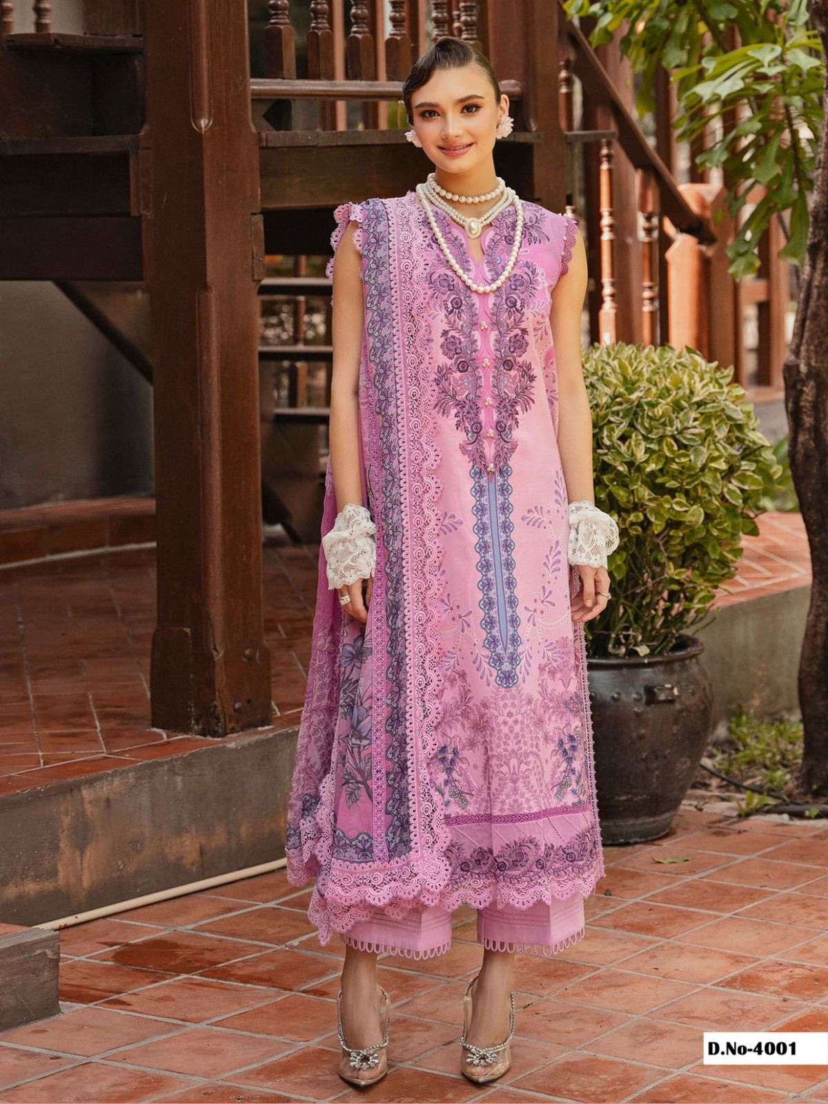 ASIFA NABEEL LUXURY COTTON COLLECTION VOL 4 COTTON DIGITAL PRINT SUIT