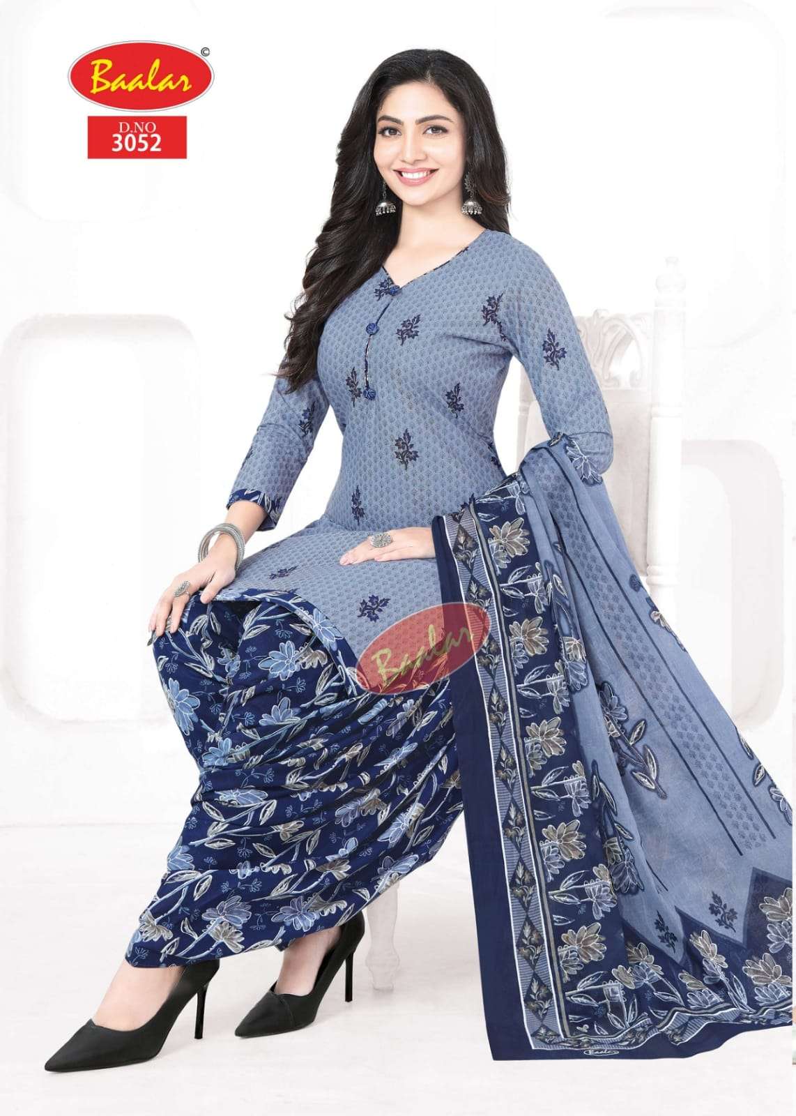 BAALAR ZAARA VOL 30 COTTON PRINTED PATIYALA SALWAR SUIT
